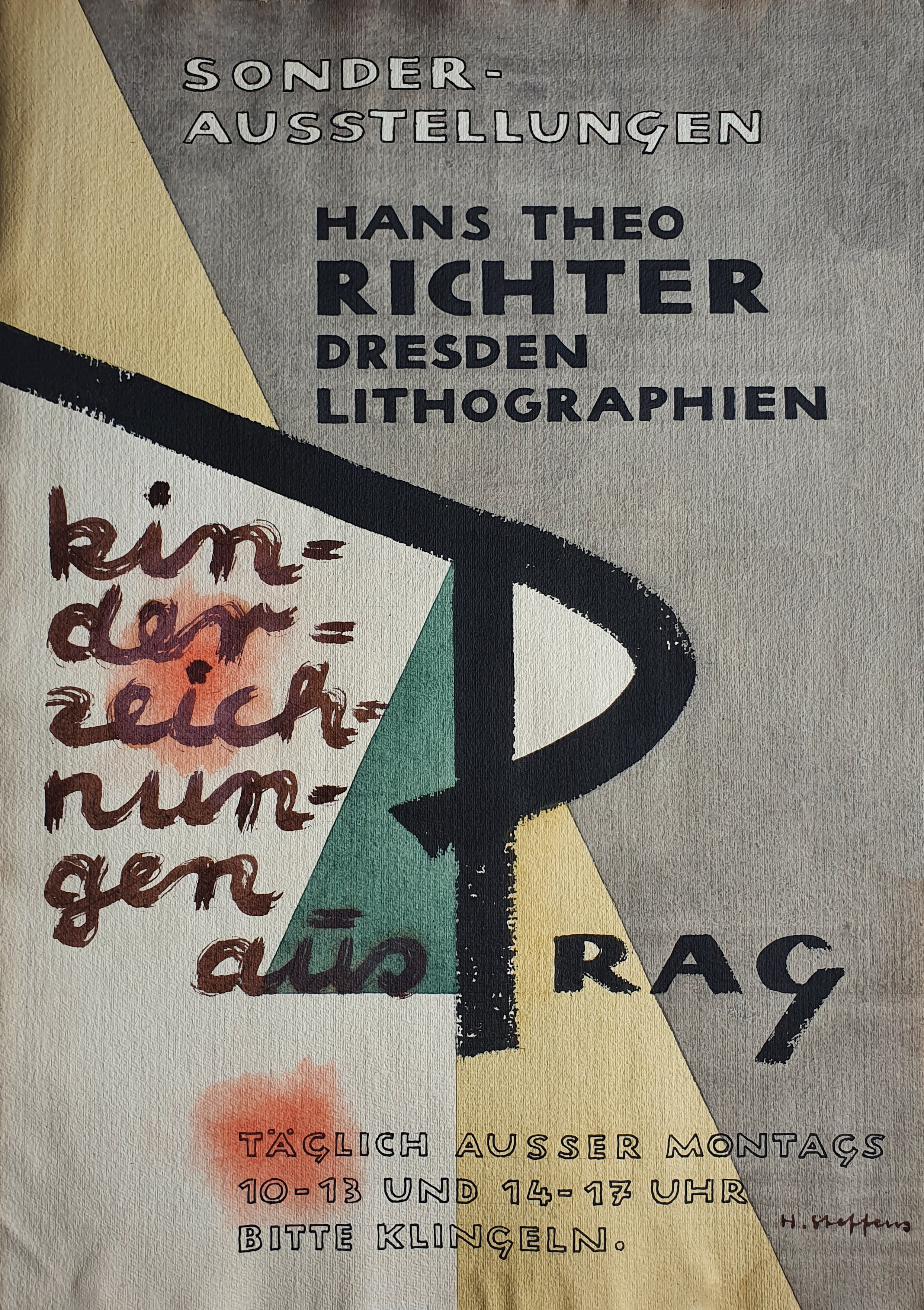 Sonderausstellung Hans Theo Richter, Dresden - Lithographien / Kinderzeichnungen aus Prag (Museum Schloss Bernburg CC BY-NC-SA)