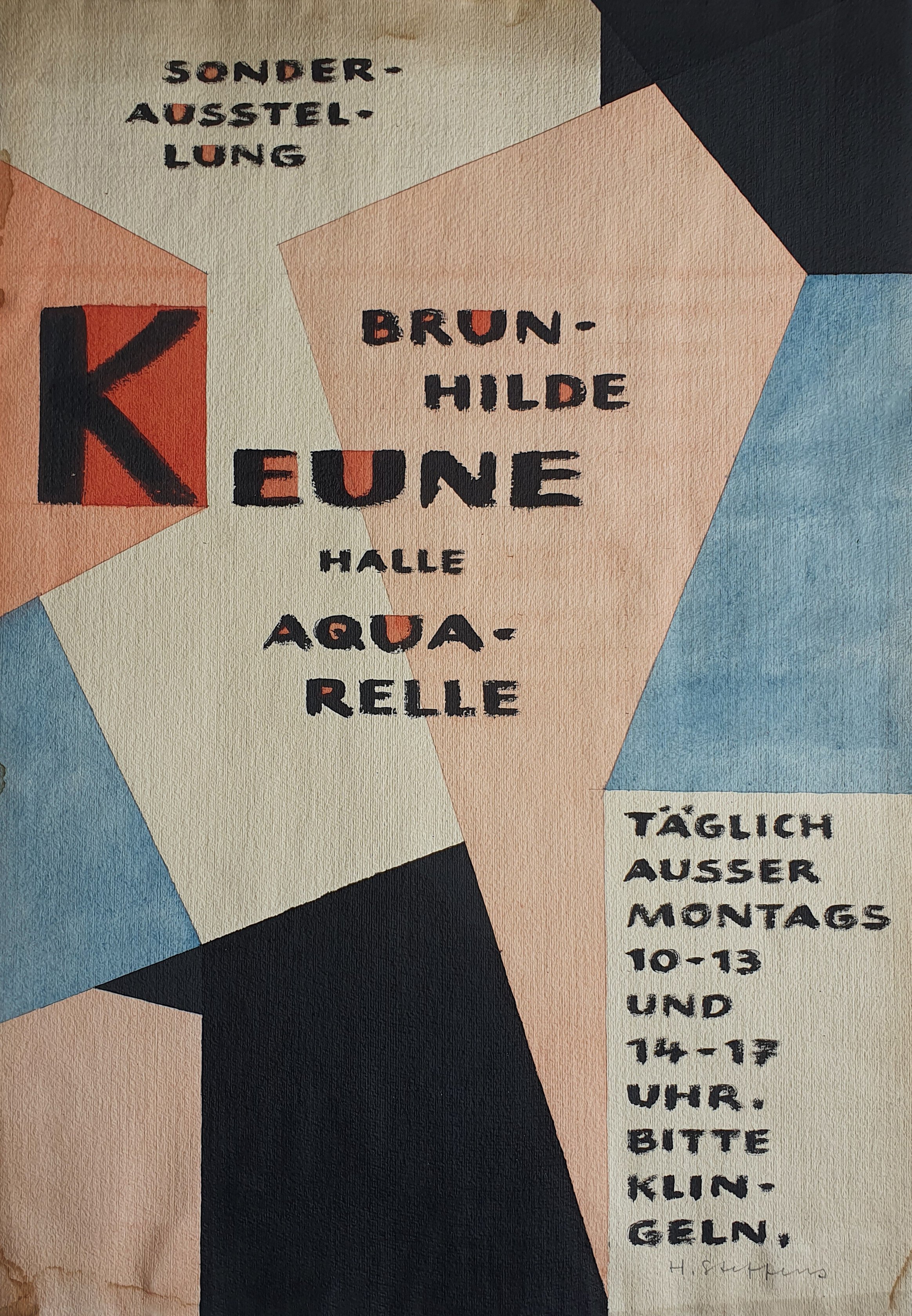 Sonderausstellung Brunhilde Keune, Halle - Aquarelle (Museum Schloss Bernburg CC BY-NC-SA)