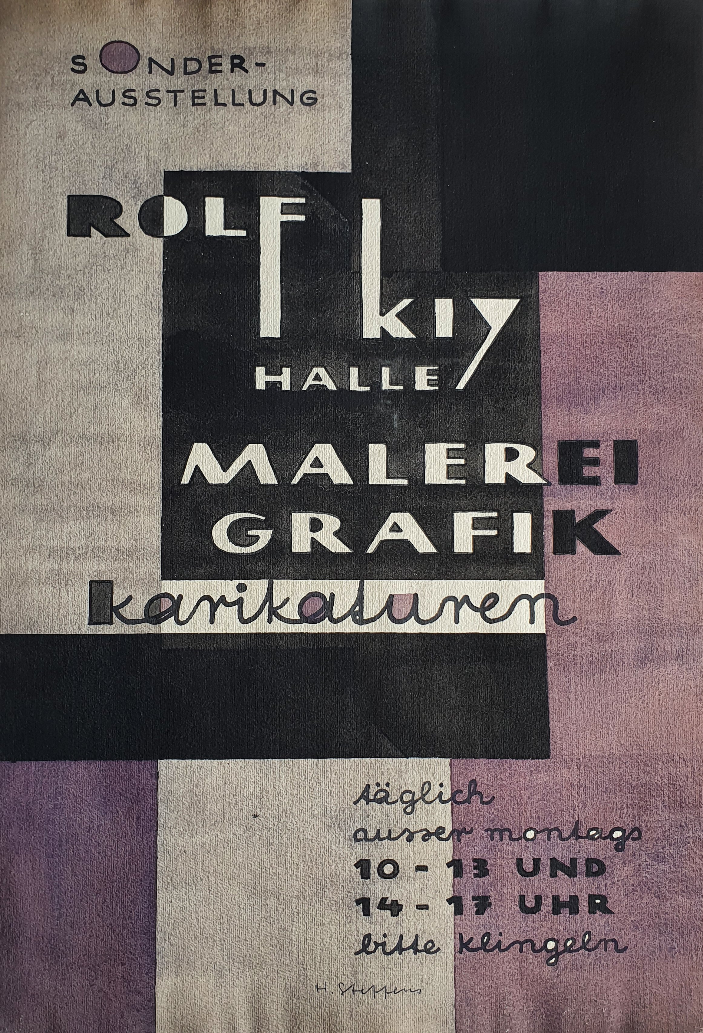 Sonderausstellung Rolf Kiy, Halle - Malerei, Grafik, Karikaturen (Museum Schloss Bernburg CC BY-NC-SA)