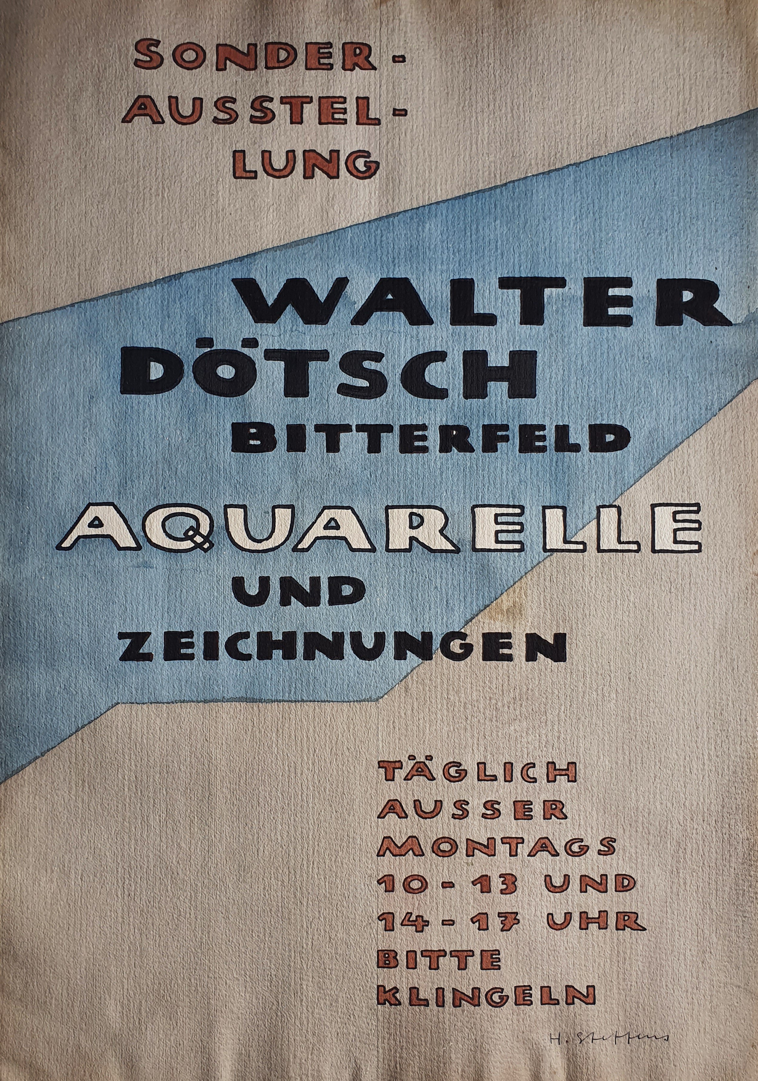 Sonderausstellung Walter Dötsch, Bitterfeld - Aquarelle und Zeichnungen (Museum Schloss Bernburg CC BY-NC-SA)