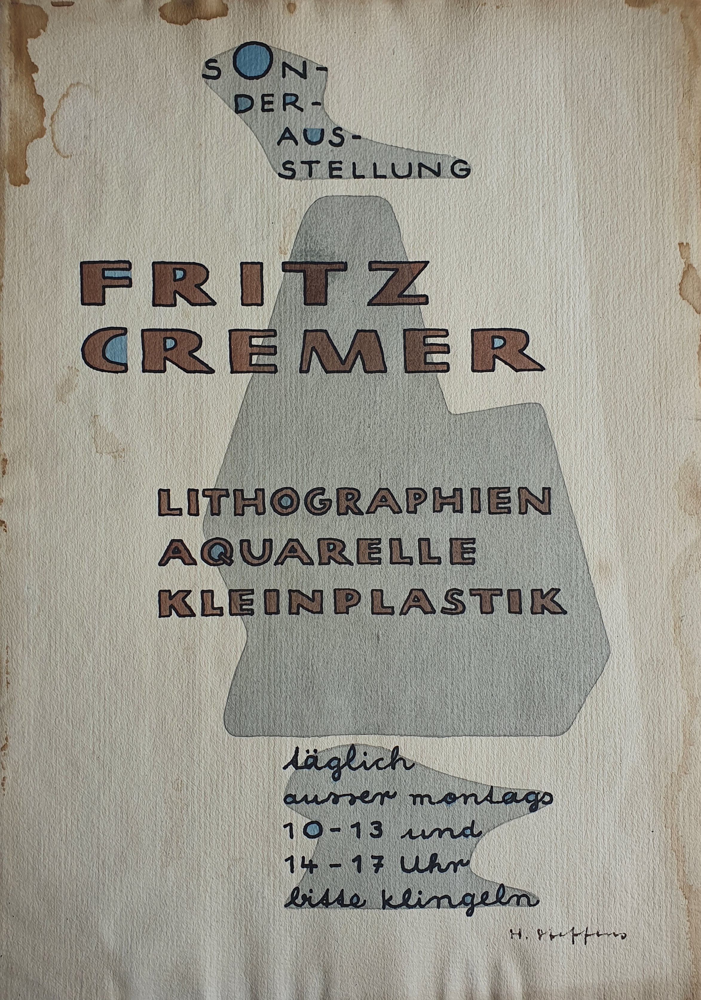 Sonderausstellung Fritz Cremer - Lithographie, Aquarell, Kleinplastik (Museum Schloss Bernburg CC BY-NC-SA)