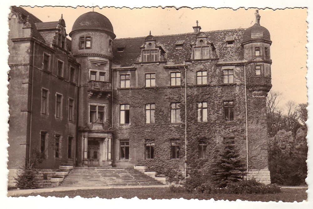 Schloss Neugattersleben, Blick auf Schloss (Museum Schloss Bernburg / Deutsche Stiftung Denkmalschutz CC BY-NC-SA)