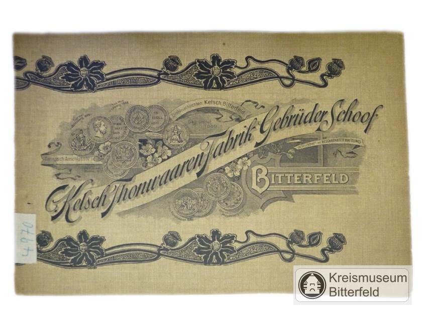 Preis-Liste von C. Kelsch, Thonwaarenfabrik, Gebrüder Schoof (Kreismuseum Bitterfeld RR-F)