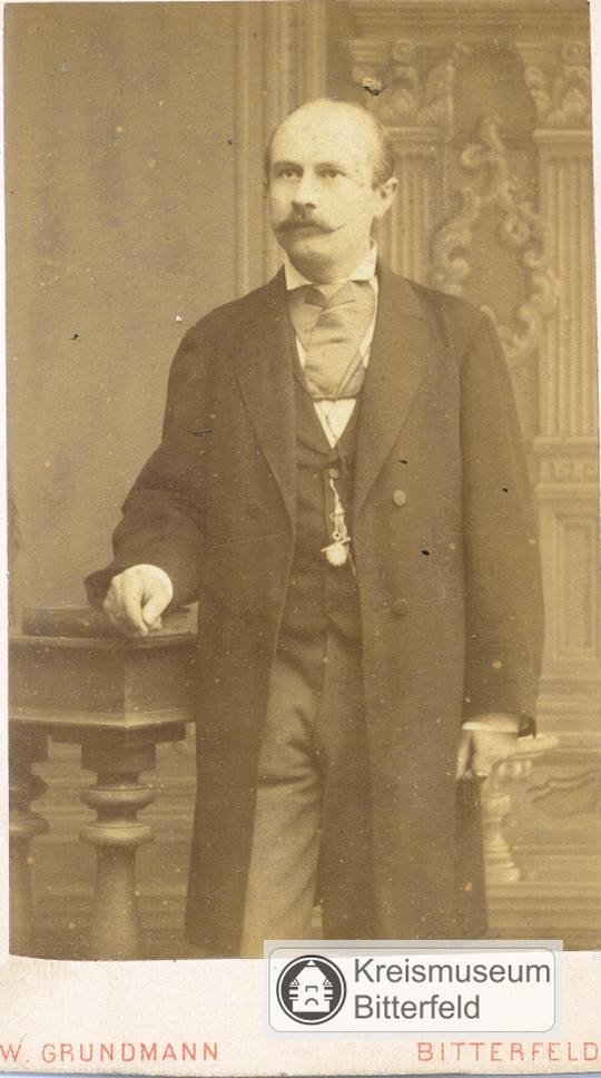 S/W Fotografie Emil Obst, um 1880 (Kreismuseum Bitterfeld RR-F)