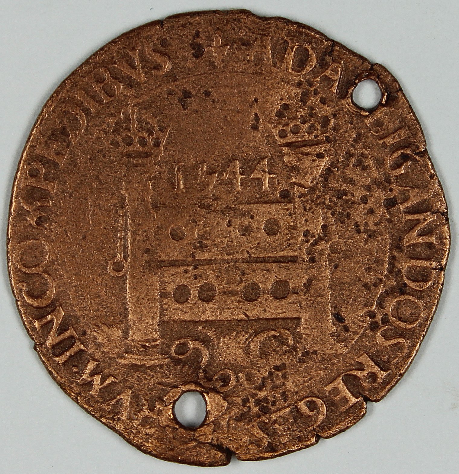 Münze; 1544 (Museum Wolmirstedt RR-F)