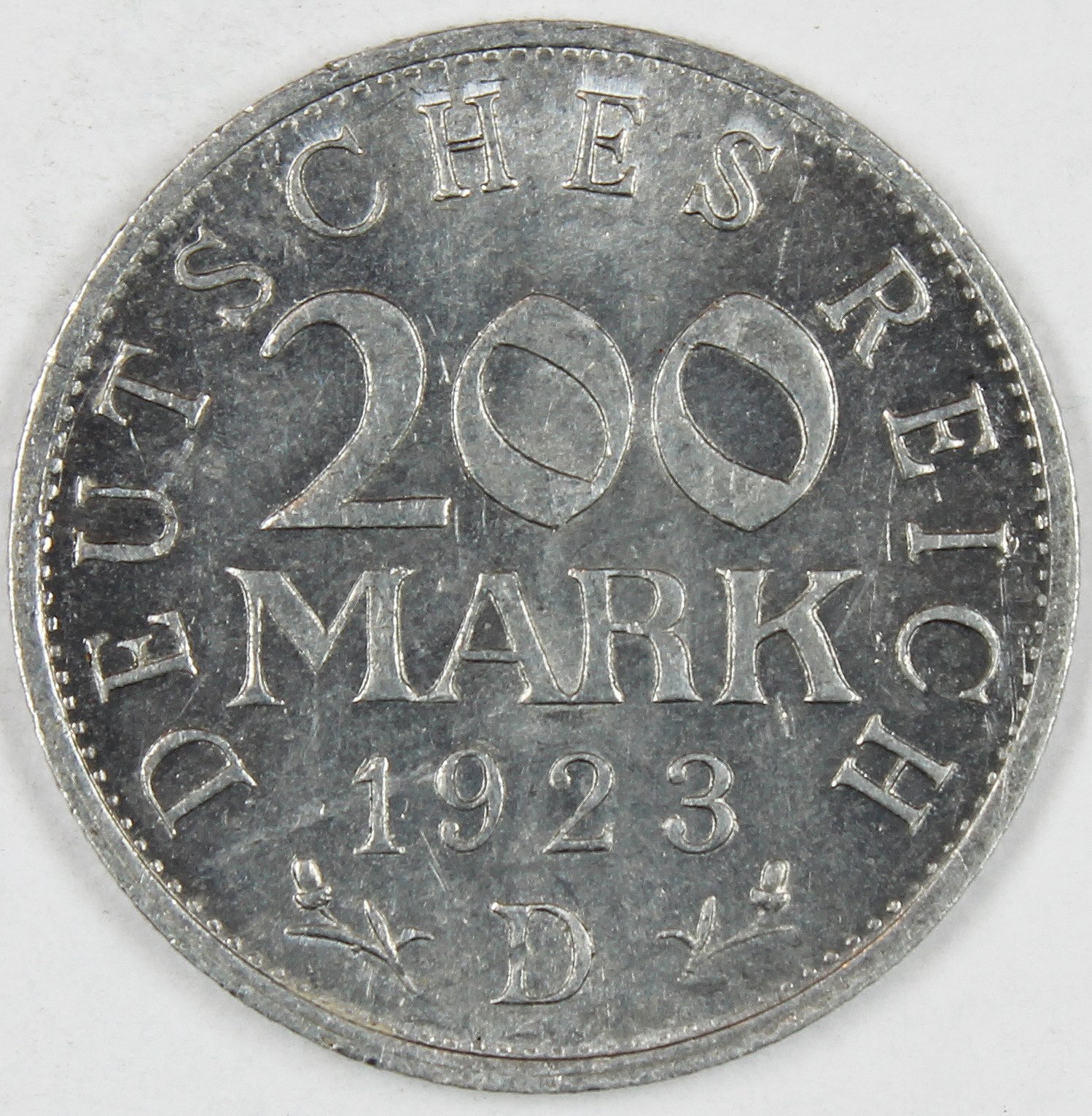 200 Mark, 1923, Deutsches Reich (Museum Wolmirstedt RR-F)