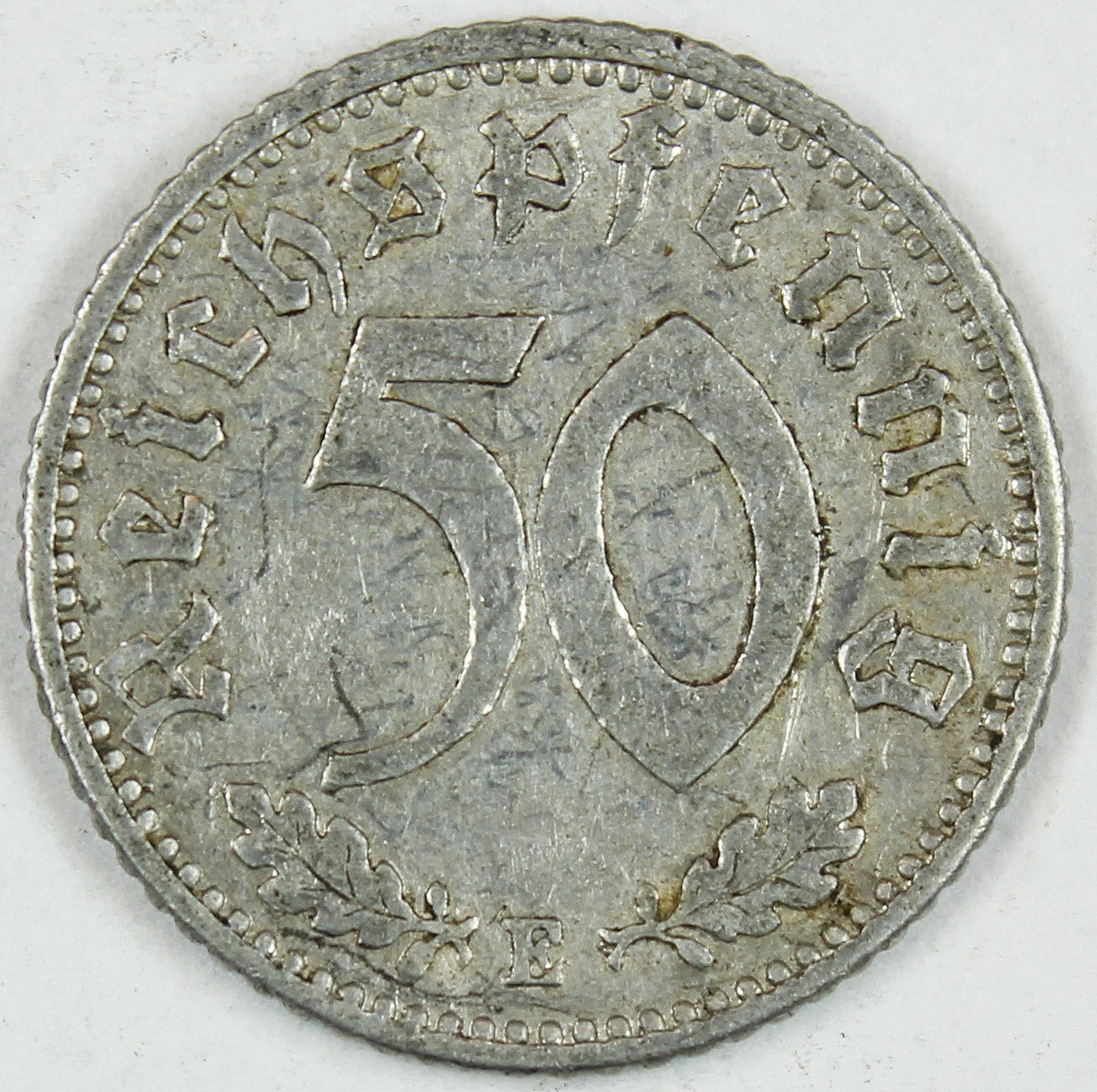50 Reichspfennig, 1941, Deutsches Reich (Museum Wolmirstedt RR-F)