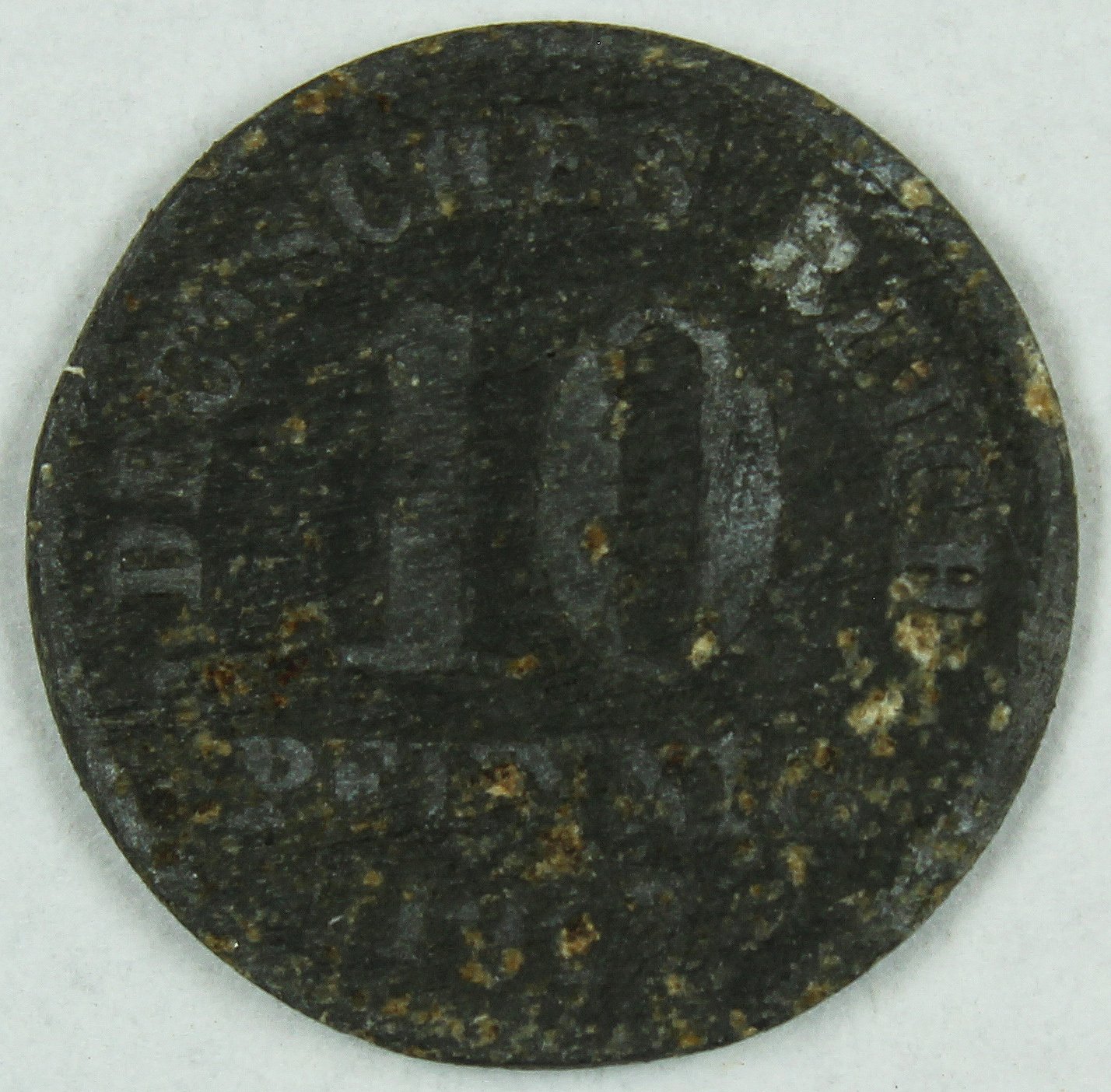 10 Pfennig, 1917, Deutsches Reich (6x) (Museum Wolmirstedt RR-F)