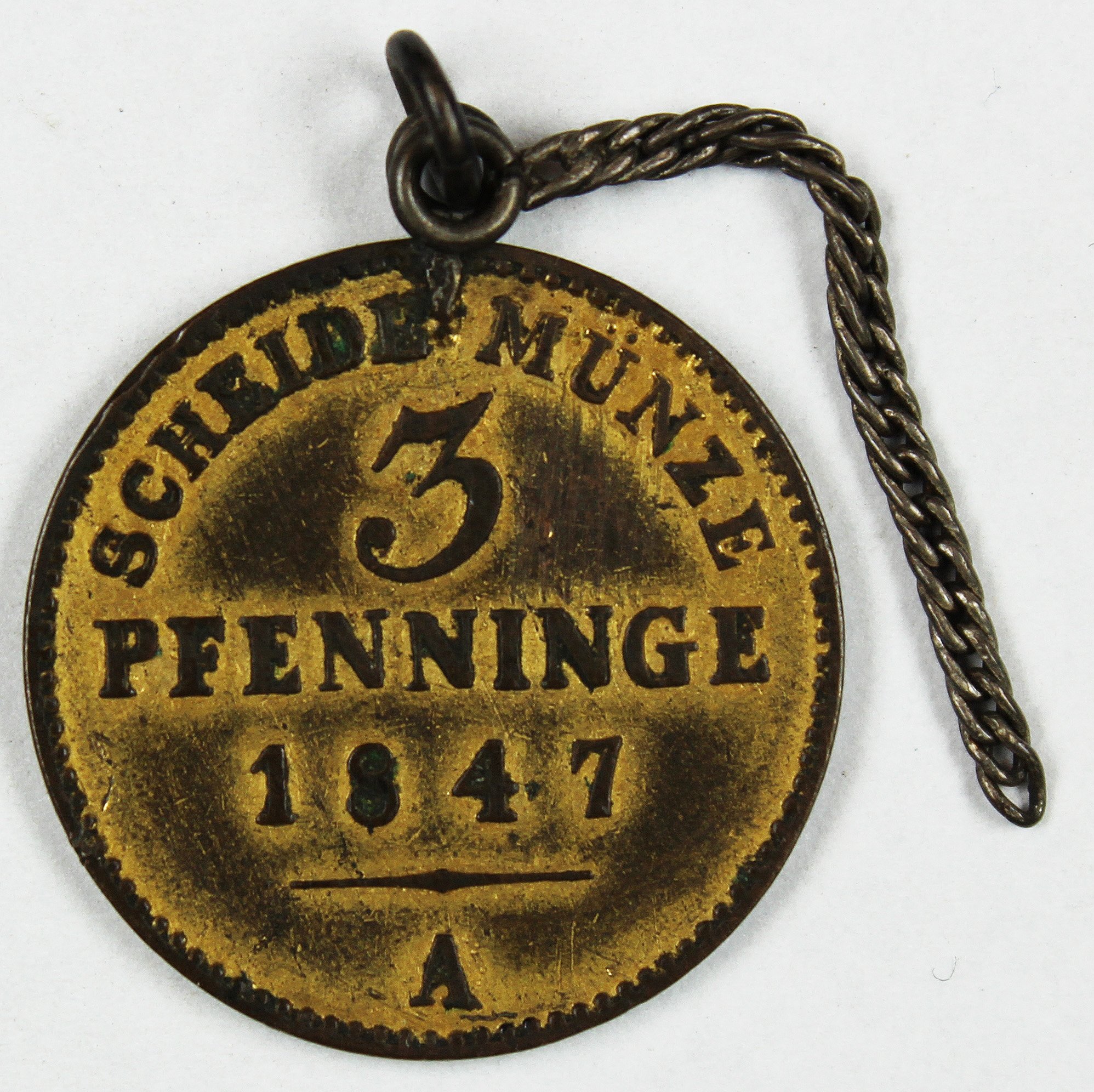 3 Pfennig, 1847, Königreich Preussen (Museum Wolmirstedt RR-F)