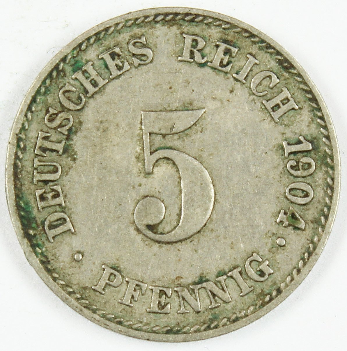 5 Pfennig, 1904, Deutsches Reich (Museum Wolmirstedt RR-F)