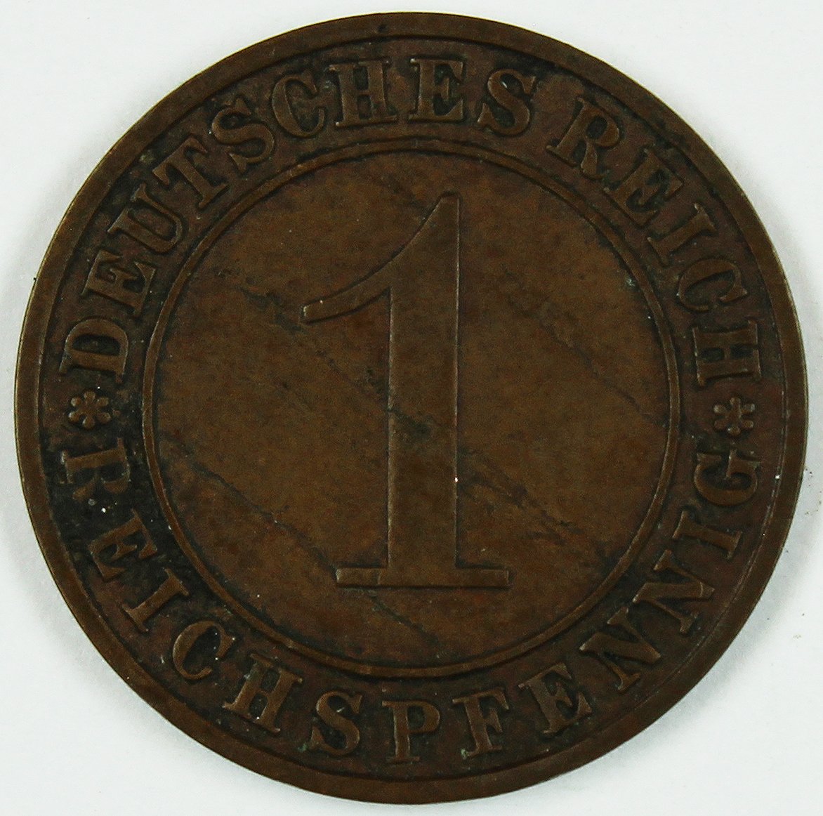 1 Rentenpfennig, 1927, Deutsches Reich (1x) (Museum Wolmirstedt RR-F)