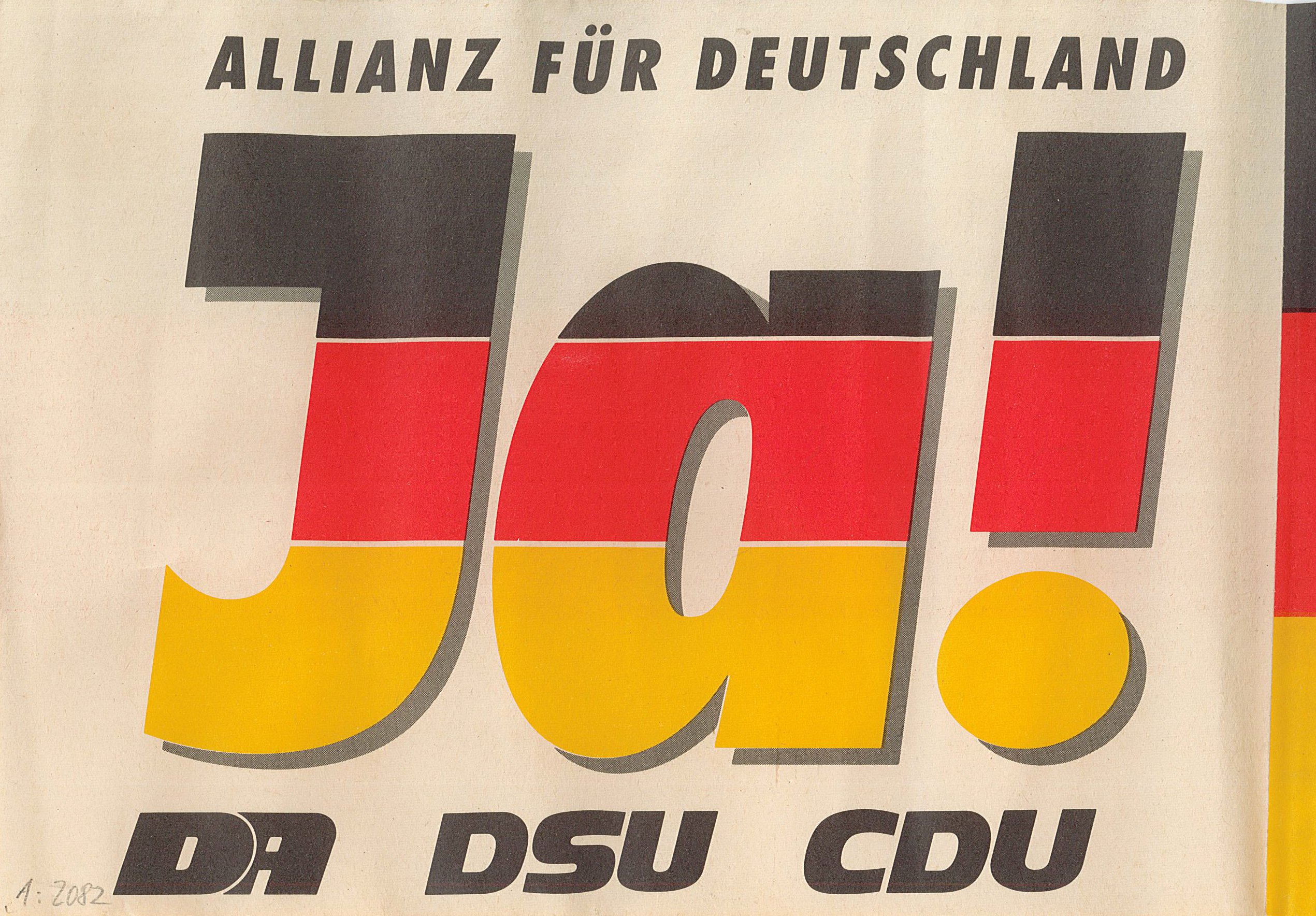 CDU sicher sozial und frei (Museum Wolmirstedt RR-F)