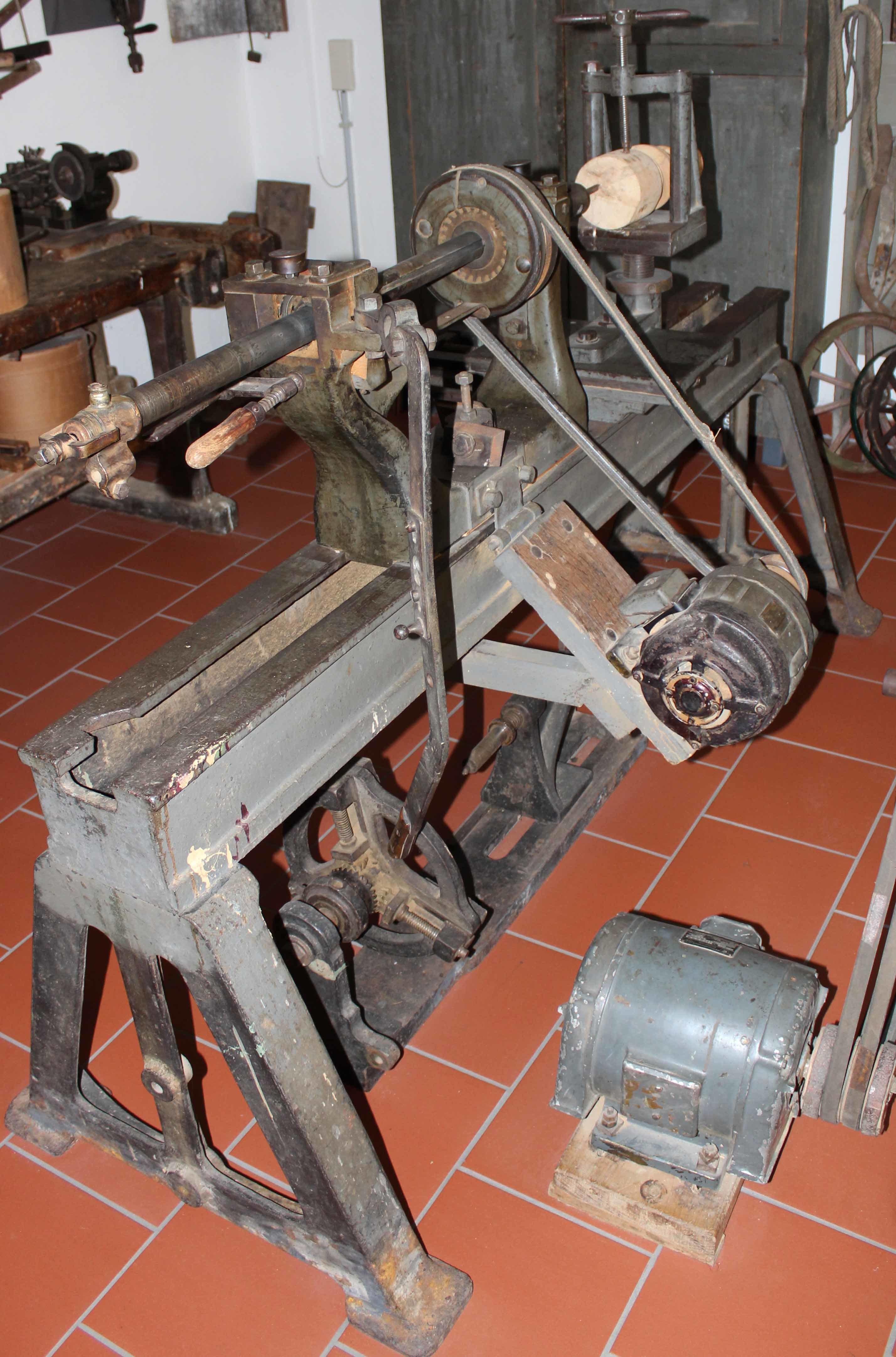 Bohrmaschine, der Firma Riebe und Söhne (Museum Wolmirstedt RR-F)