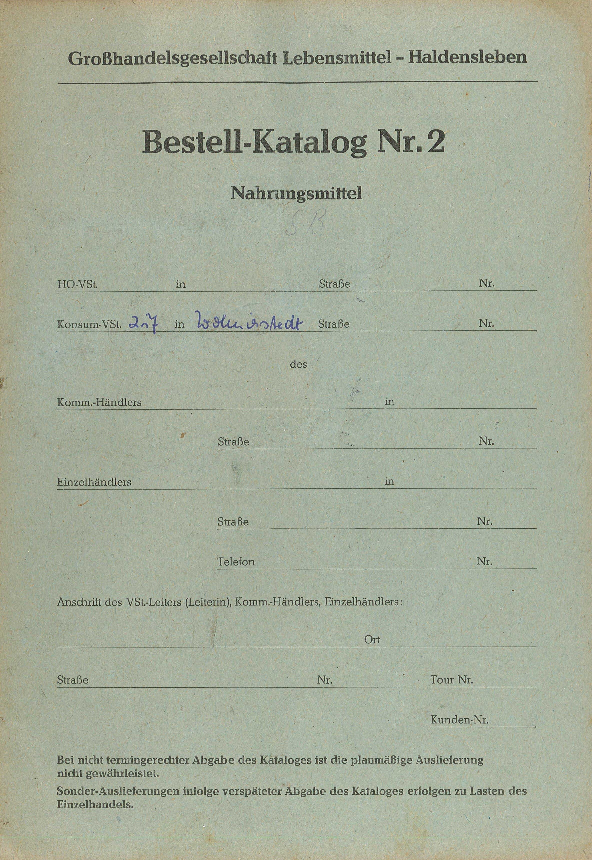 Katalog (Museum Wolmirstedt RR-F)