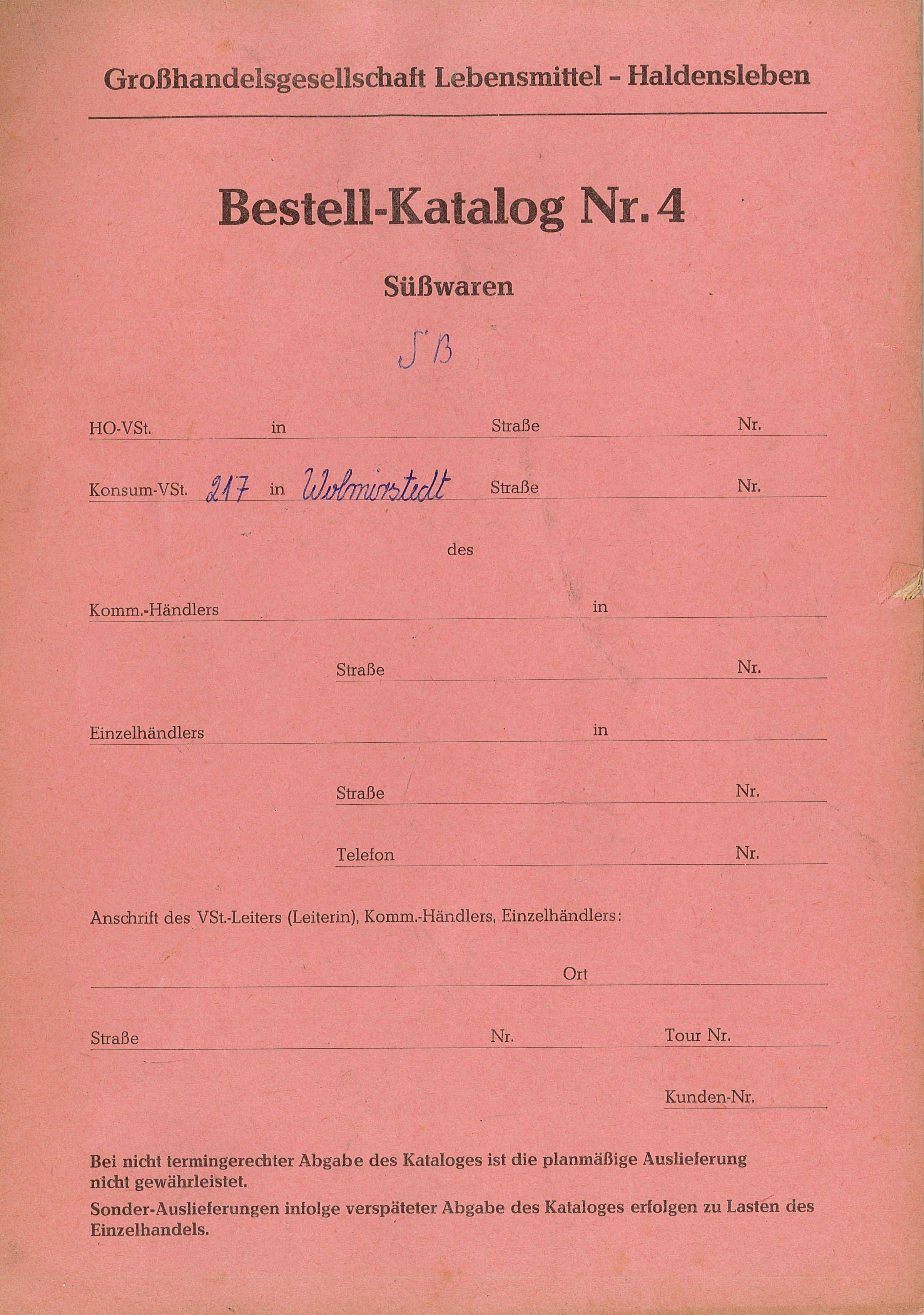 Katalog (Museum Wolmirstedt RR-F)
