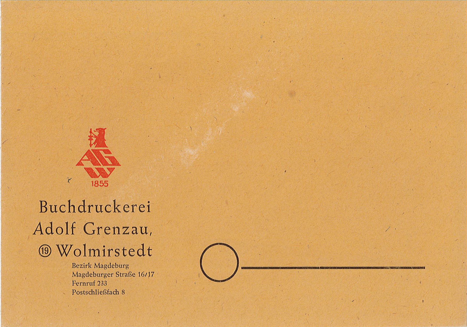 Briefumschlag (Museum Wolmirstedt RR-F)