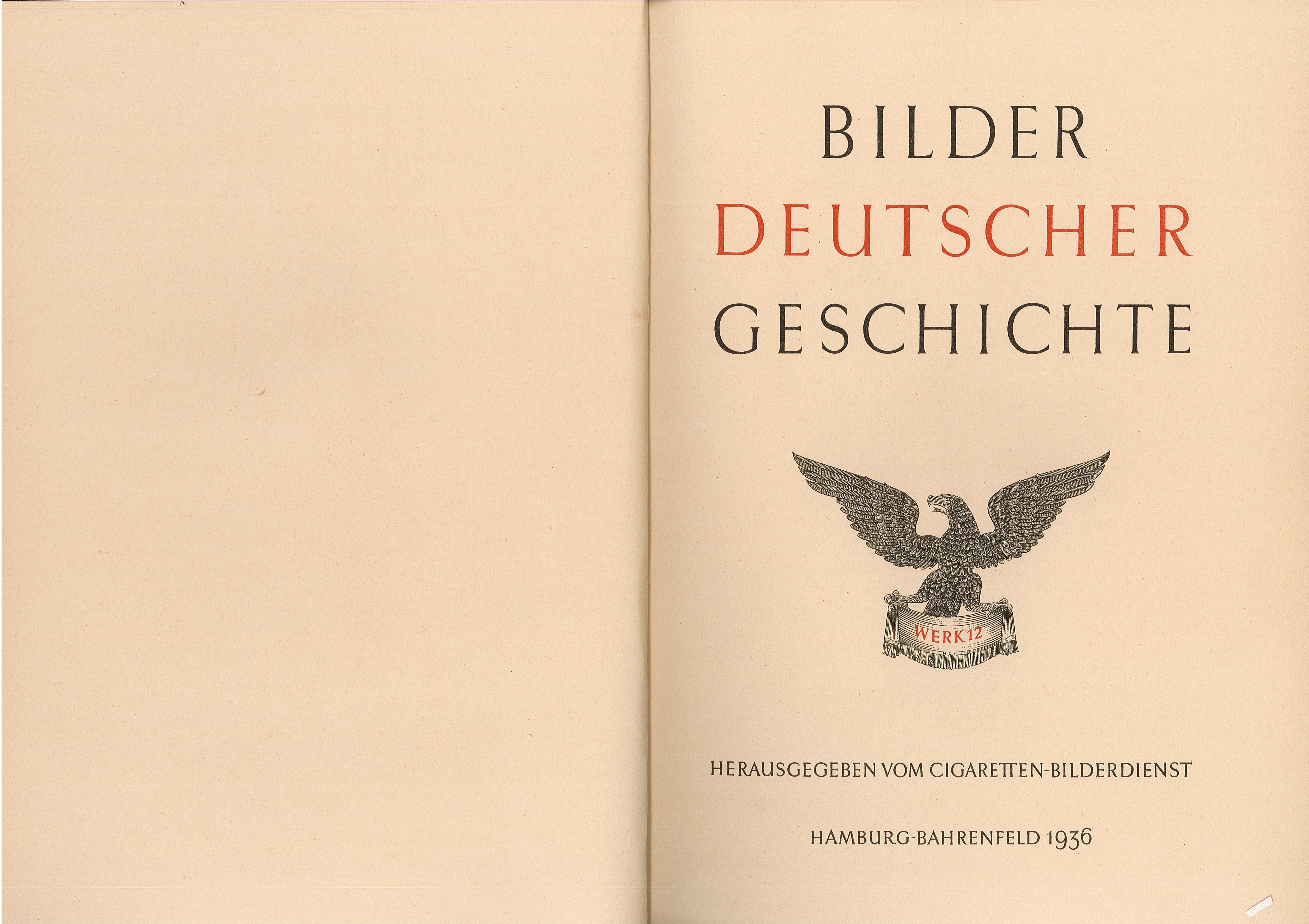 Sammelalbum "Bilder deutscher Geschichte" (Museum Wolmirstedt RR-F)