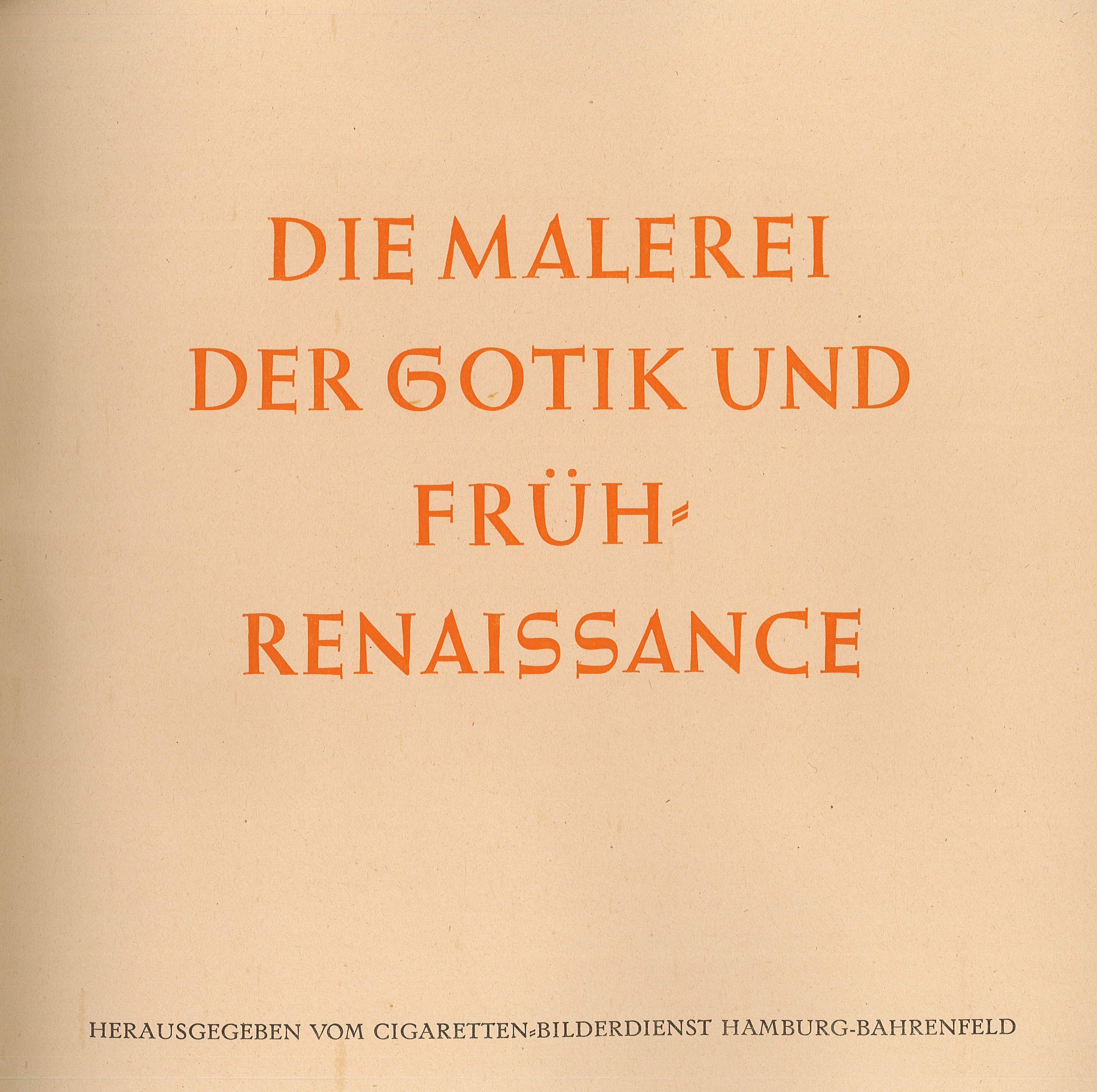 Sammelalbum "Malerei der Gotik und Frührenaissance" (Museum Wolmirstedt RR-F)