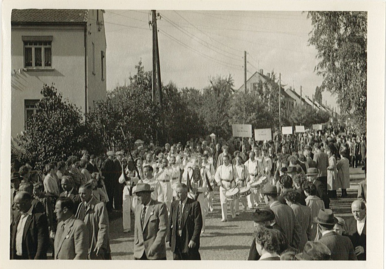 Serie - Festumzug 1000 Jahre Olvenstedt, 01.09.1957 - 10 (Museum Wolmirstedt RR-F)