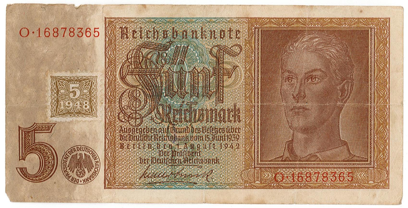 Fünf Reichsmark (Museum Wolmirstedt RR-F)