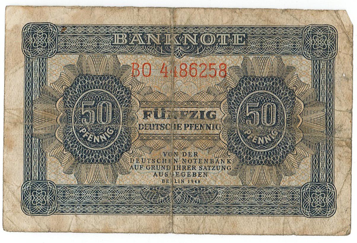 50 Deutsche Pfennig (Museum Wolmirstedt RR-F)