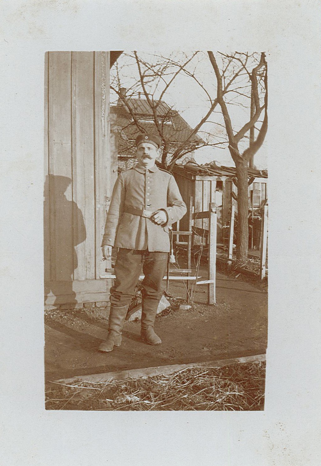 Postkarte von Hermann Otto an seinen Vater Hermann Otto, 28.02.1915 (Museum Wolmirstedt RR-F)