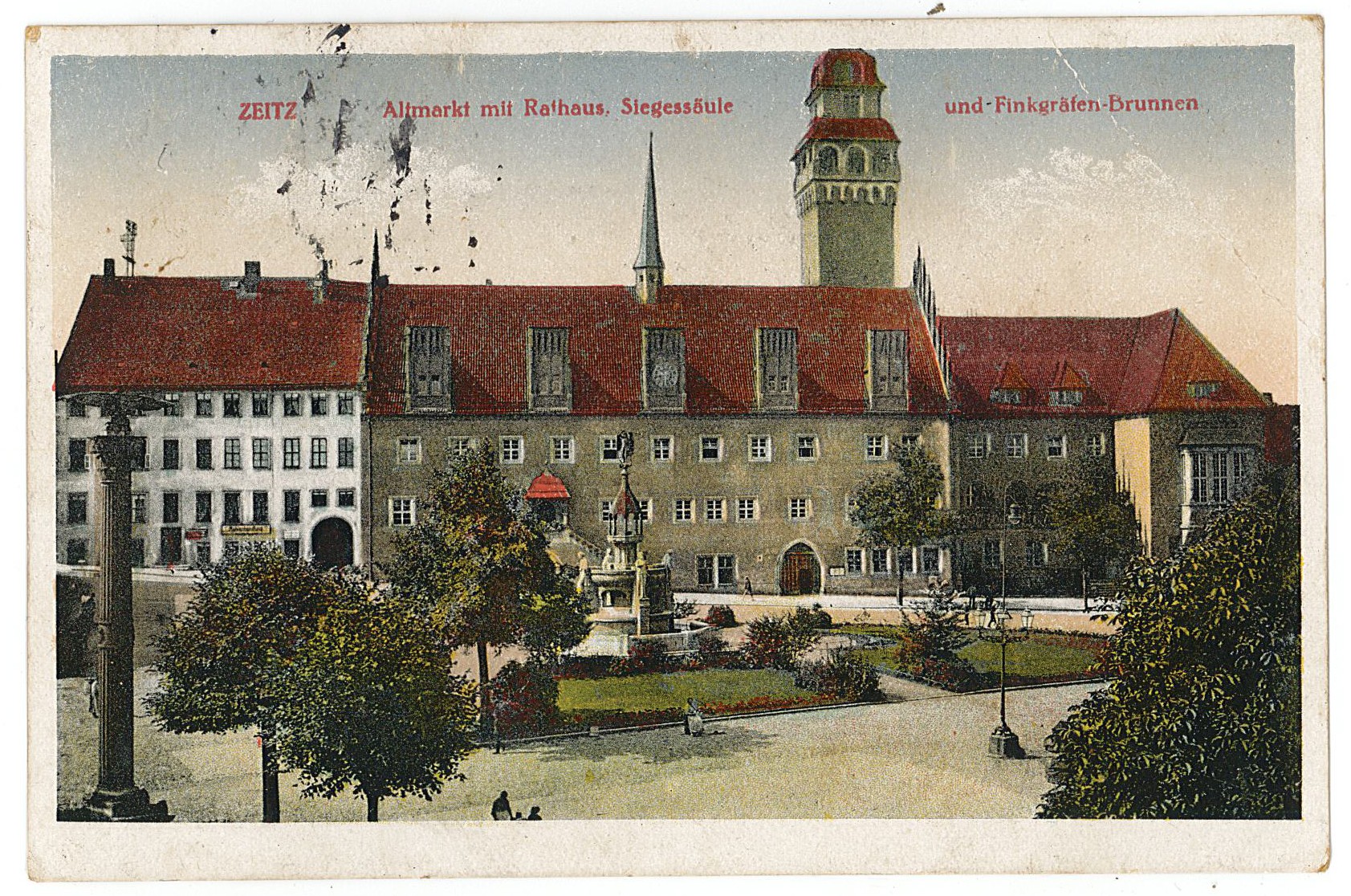 Postkarte von Emil Schlegel an Bäckermeister Otto (Museum Wolmirstedt RR-F)