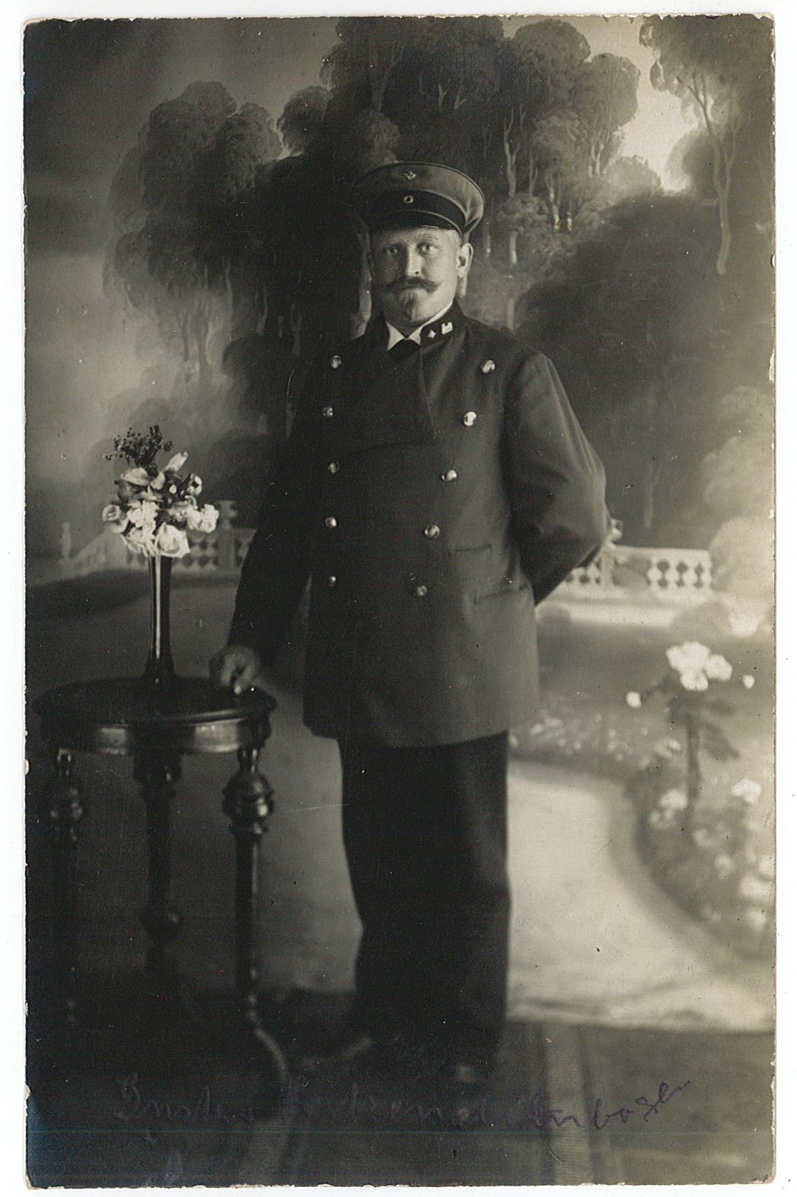 Postkarte mit Fotografie von Gustav Katzenellenbogen, 23.08.1916 (Museum Wolmirstedt RR-F)