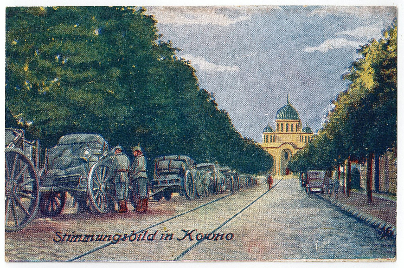Postkarte von Gustav Katzenellenbogen an Hermann Otto, 03.01.1917 (Museum Wolmirstedt RR-F)