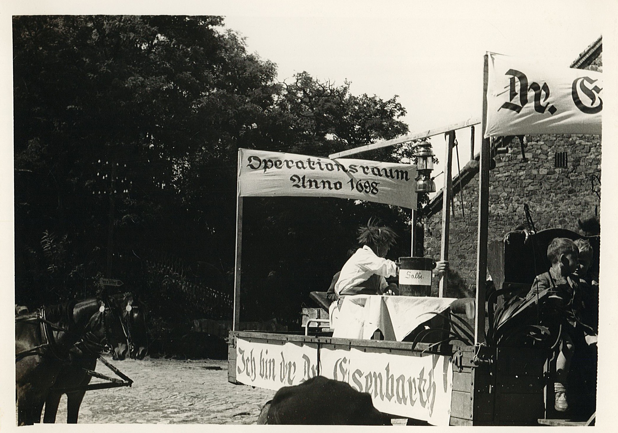 Serie: 1. Kreis-Heimatfest 25.08.1957 - 9 - Dr. Eisenbarth (Museum Wolmirstedt RR-F)