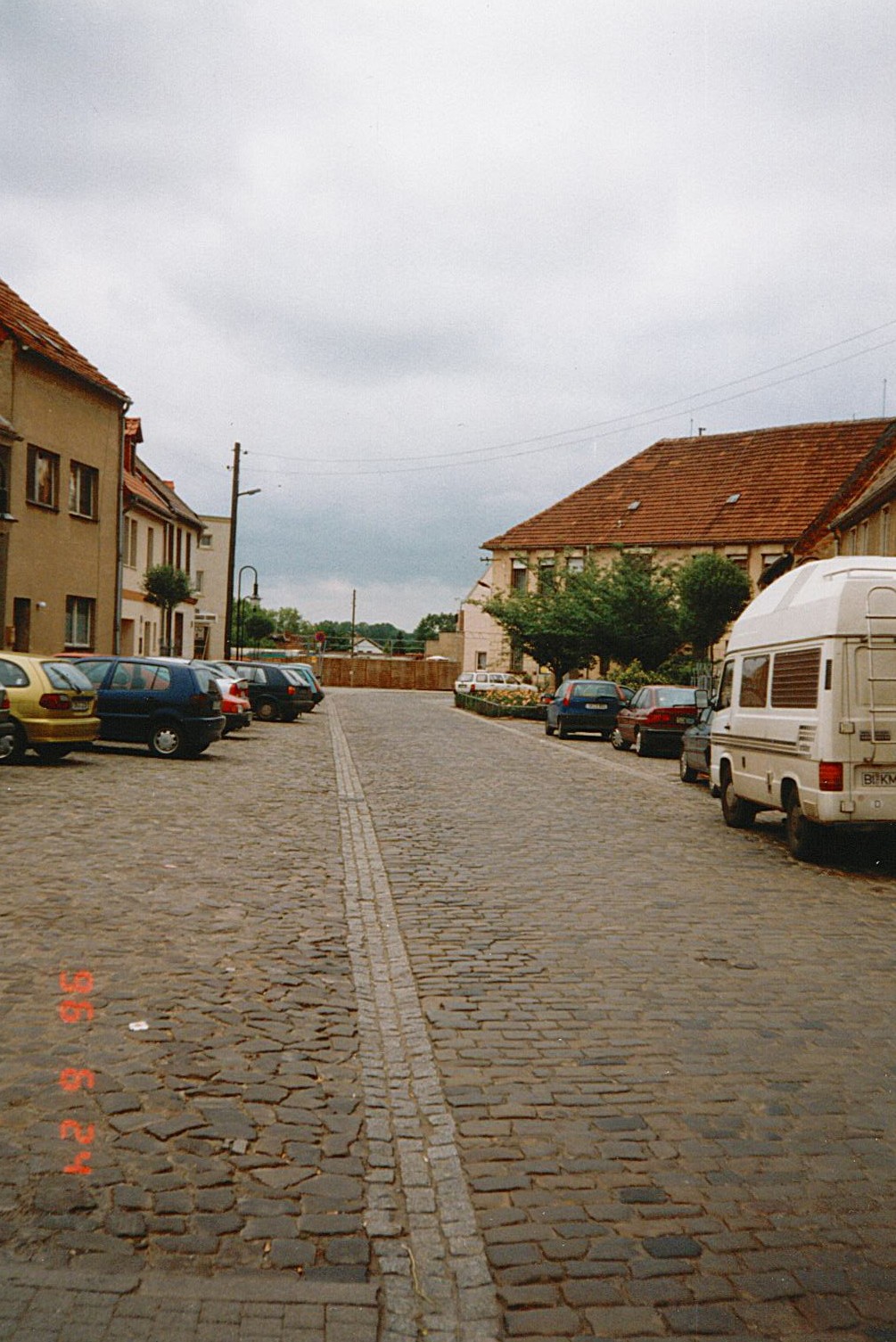 Stadtansicht Wolmirstedt - Friedensstraße, 24.06.1996 (Museum Wolmirstedt RR-F)