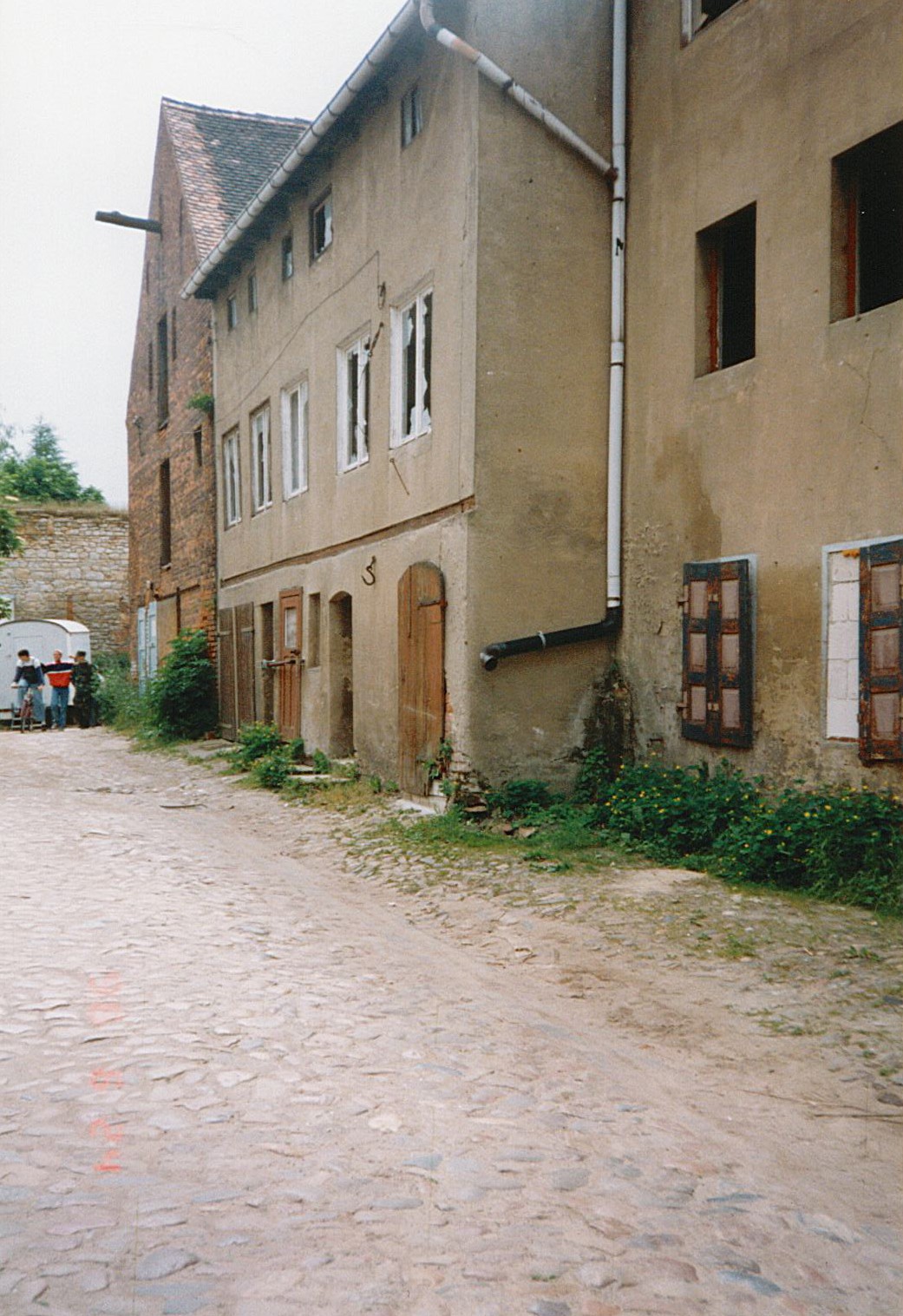 Stadtansicht Wolmirstedt - Lustgraben, 24.06.1996 (Museum Wolmirstedt RR-F)