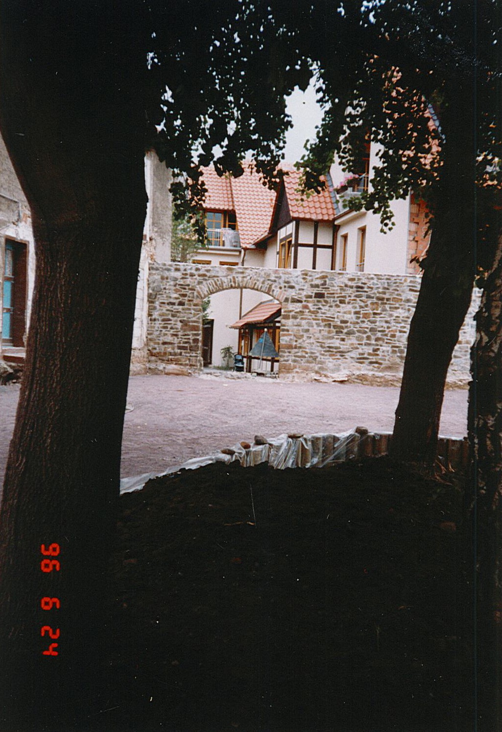 Stadtansicht Wolmirstedt - Schlossdomäne, 24.06.1996 (Museum Wolmirstedt RR-F)