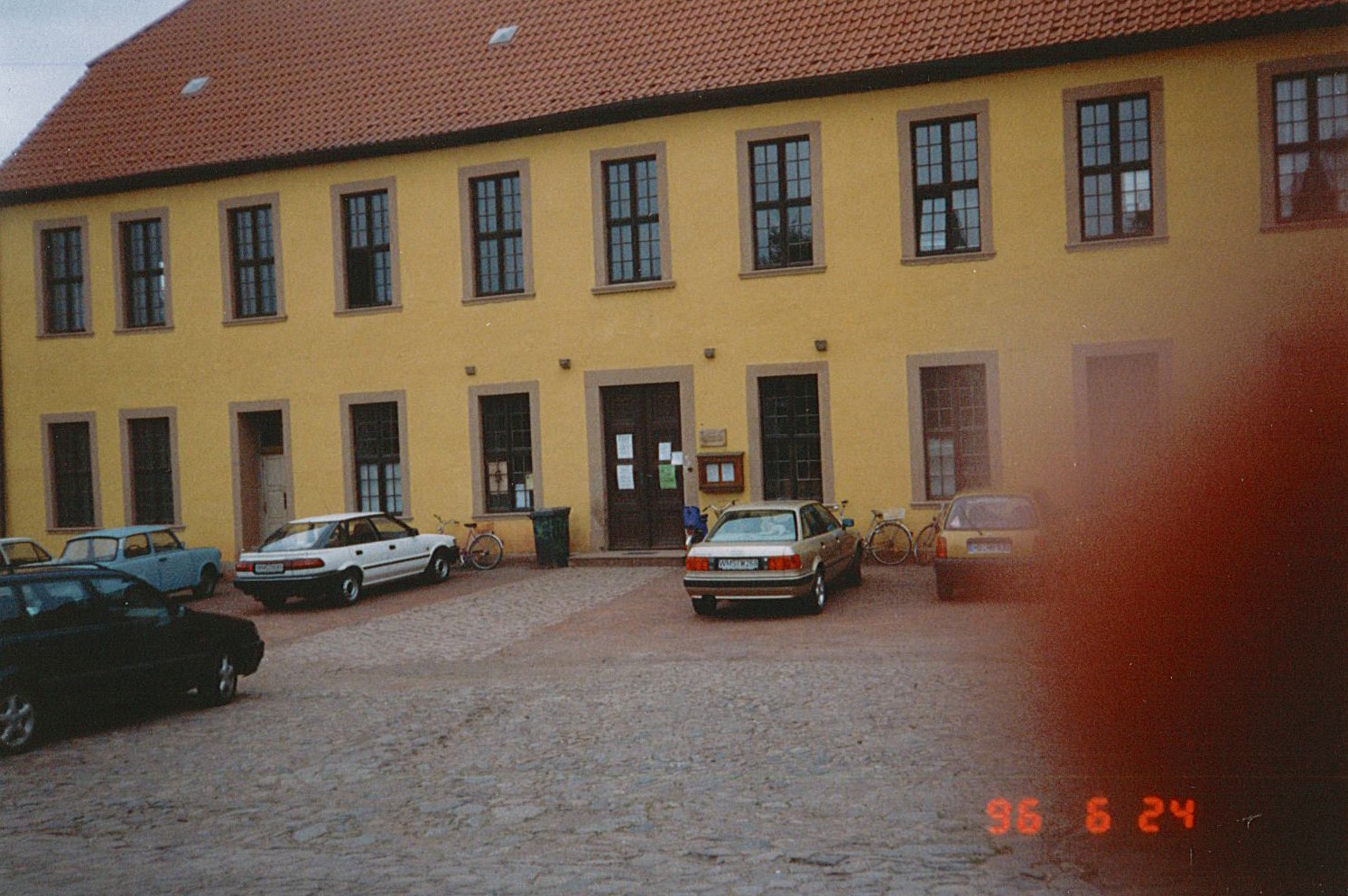 Stadtansicht Wolmirstedt - Bürgerhaus / Domänenpächterhaus, 24.06.1996 (Museum Wolmirstedt RR-F)