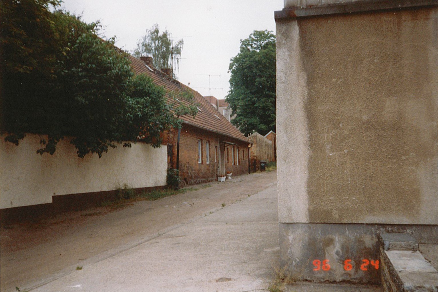 Stadtansicht Wolmirstedt - Ziegelhof, 24.06.1996 (Museum Wolmirstedt RR-F)