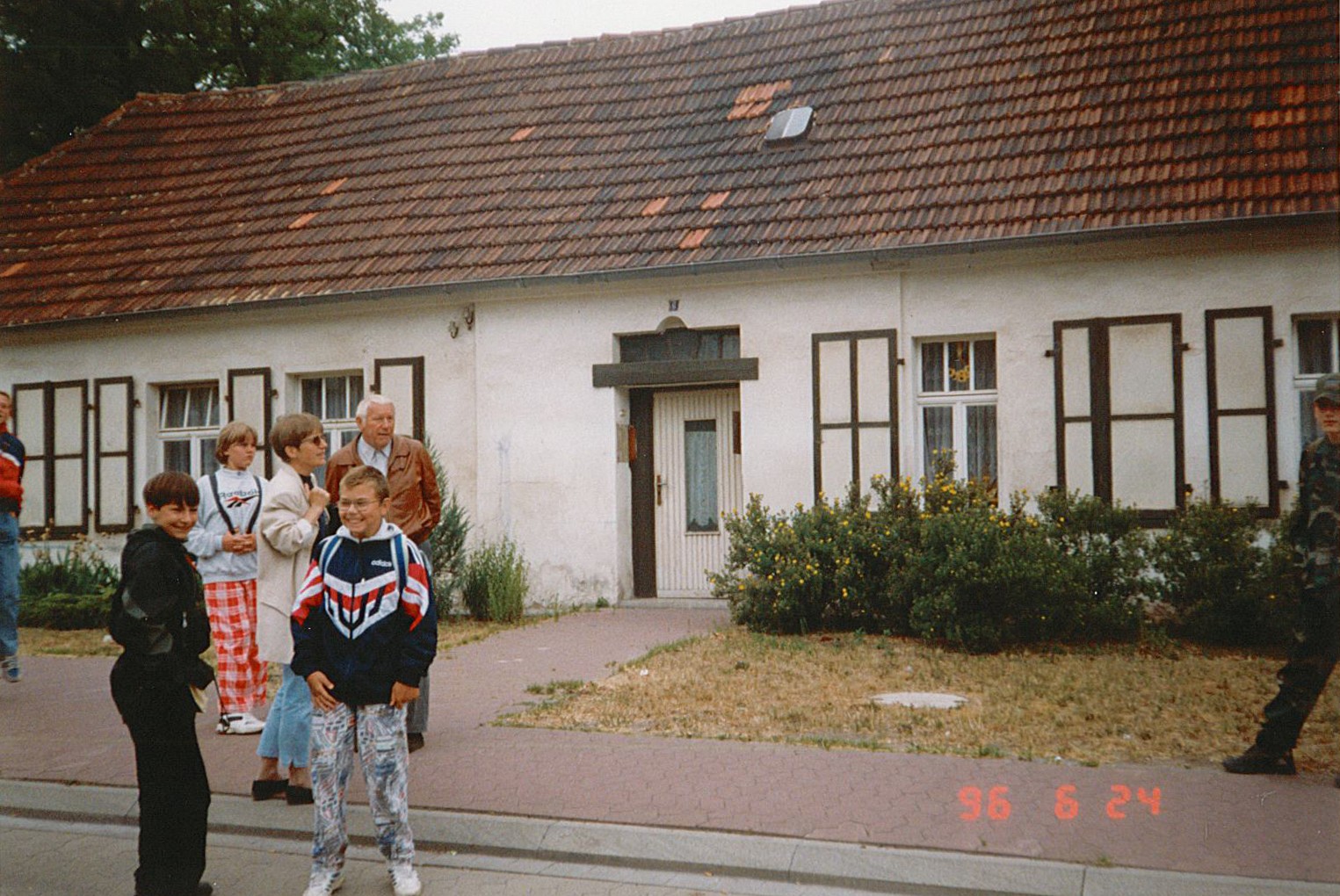 Stadtansicht Wolmirstedt - Alte Post, Burgstraße, 24.06.1996 (Museum Wolmirstedt RR-F)