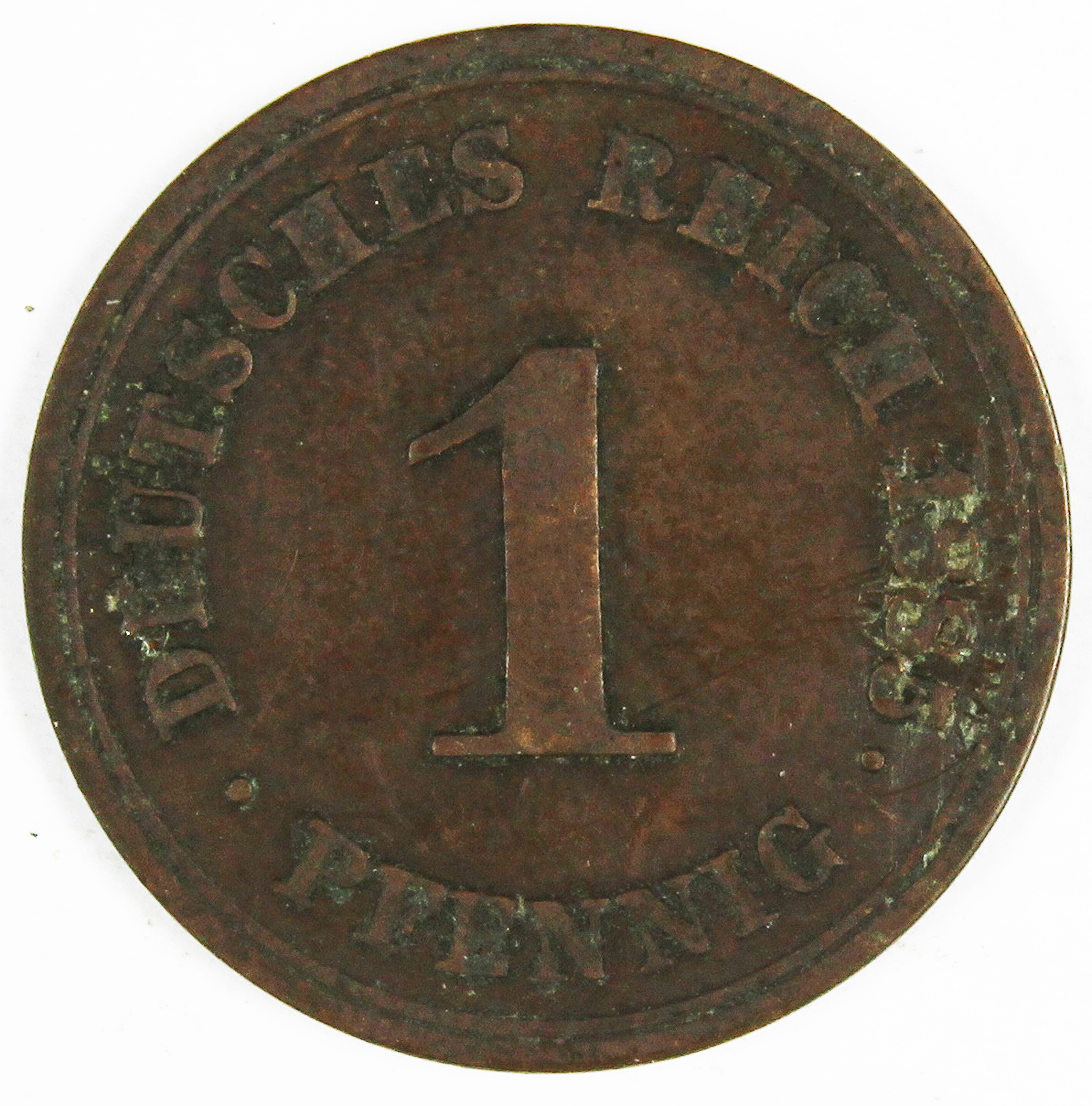 1 Pfennig, 1885 (Museum Wolmirstedt RR-F)