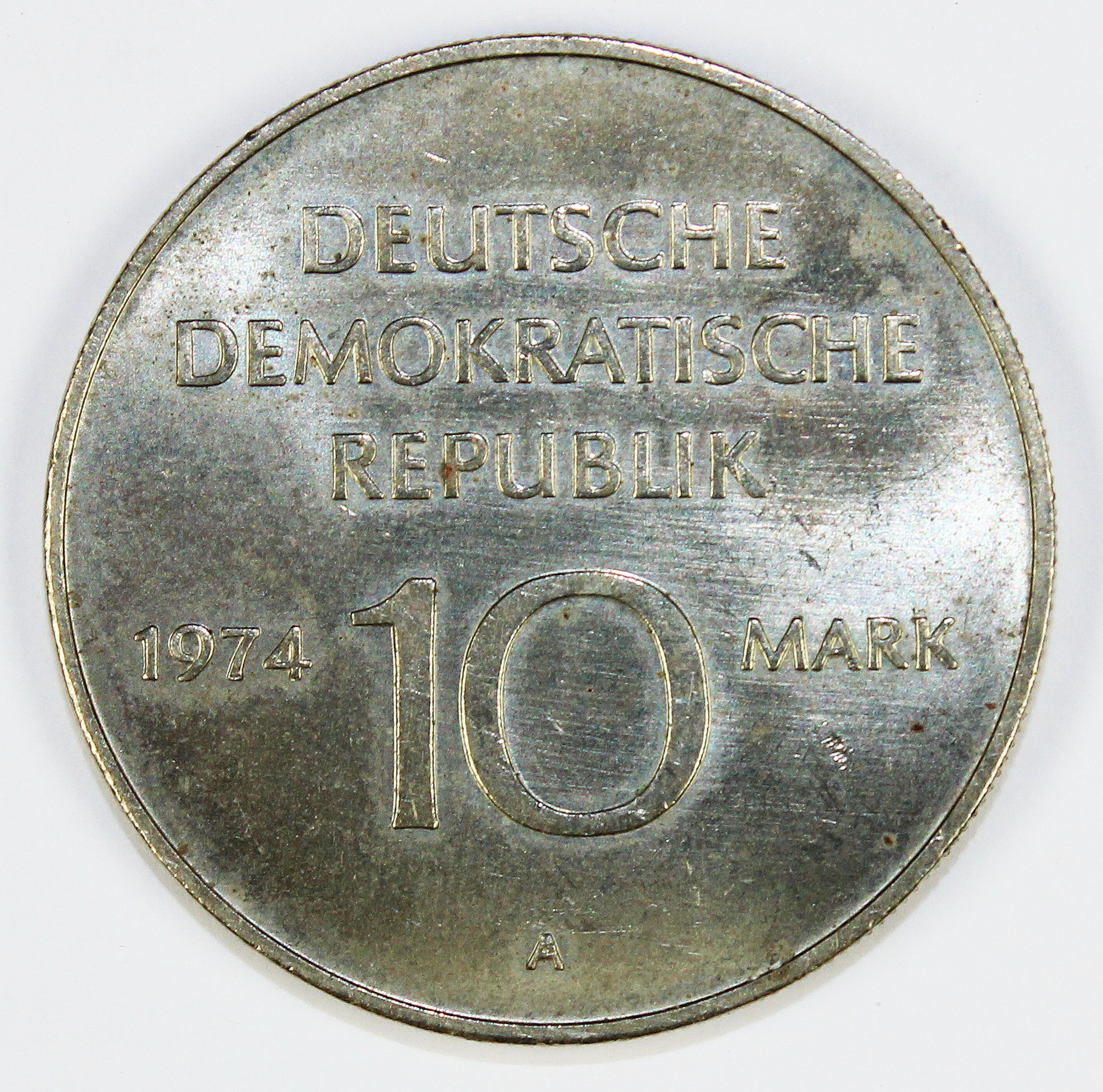 10 Markstück der DDR (Museum Wolmirstedt RR-F)