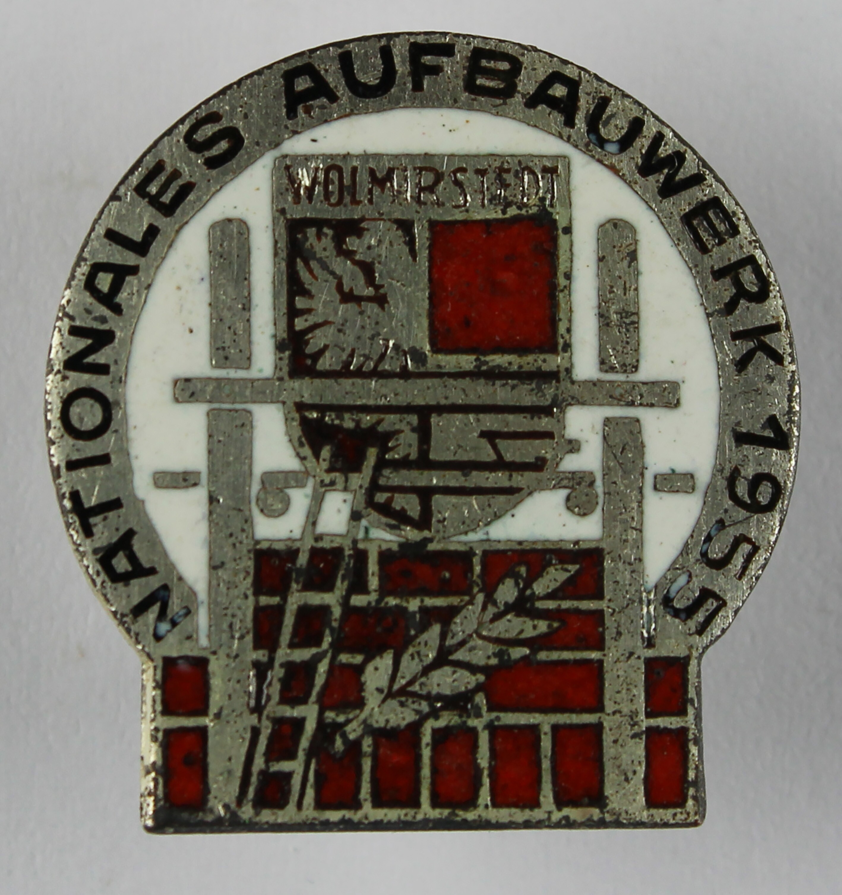 Abzeichen, NAW, in Silber, Wolmirstedt (Museum Wolmirstedt RR-F)
