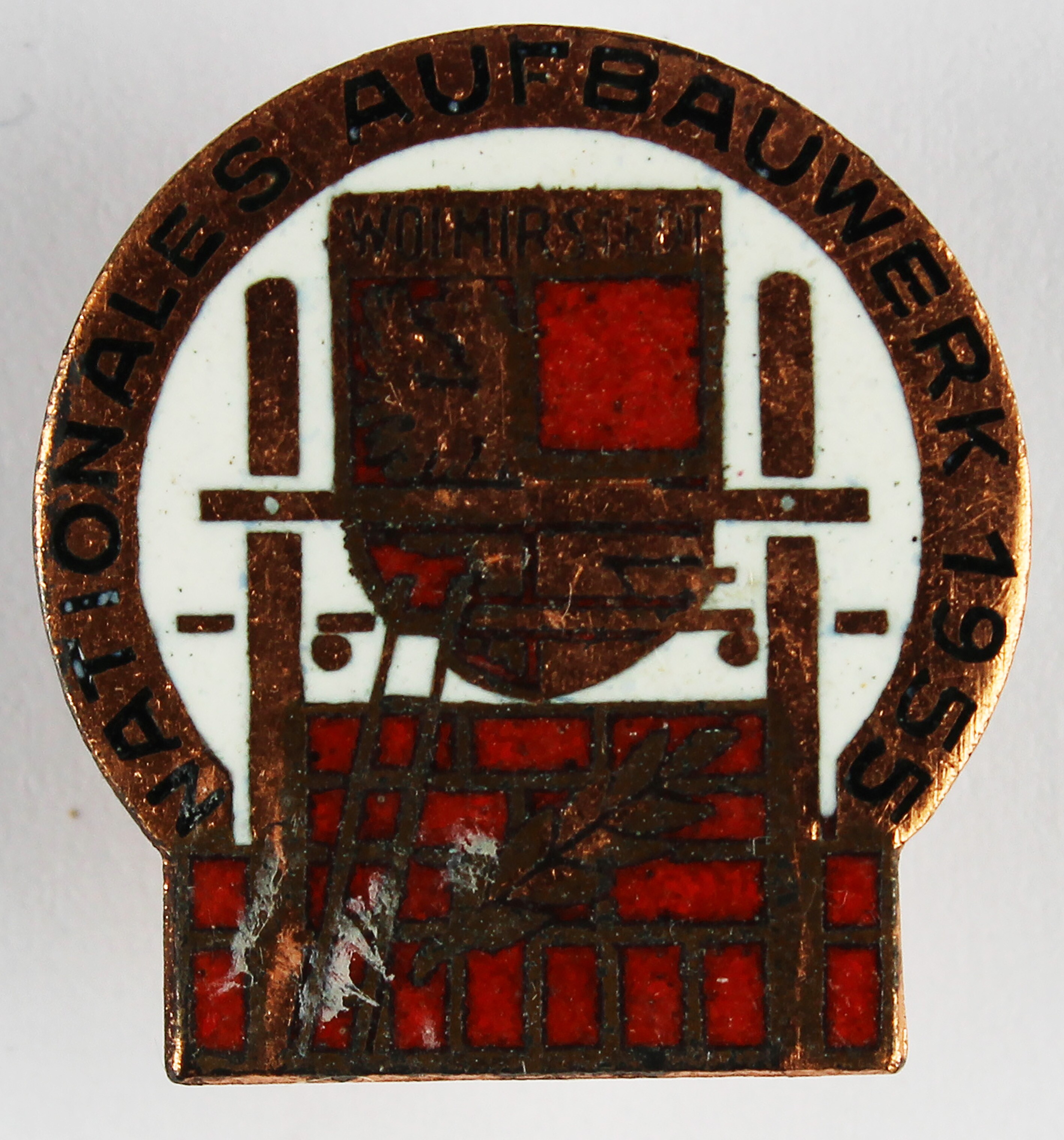 Abzeichen, NAW, in bronze, Wolmirstedt (Museum Wolmirstedt RR-F)