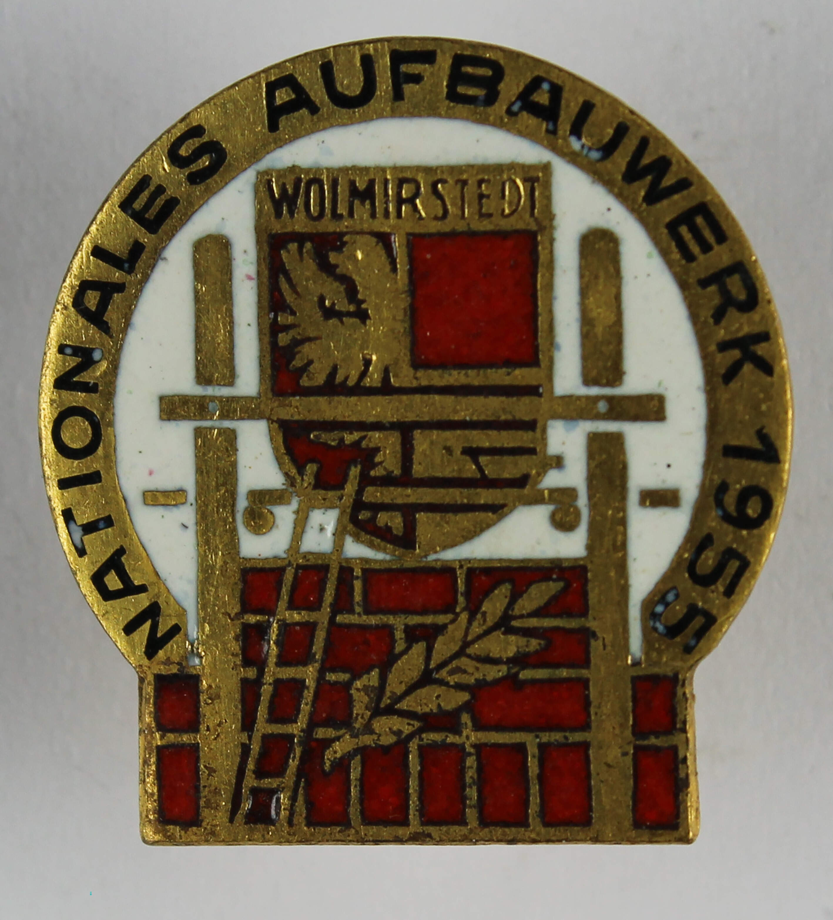 Abzeichen, NAW, in Gold, Wolmirstedt (Museum Wolmirstedt RR-F)