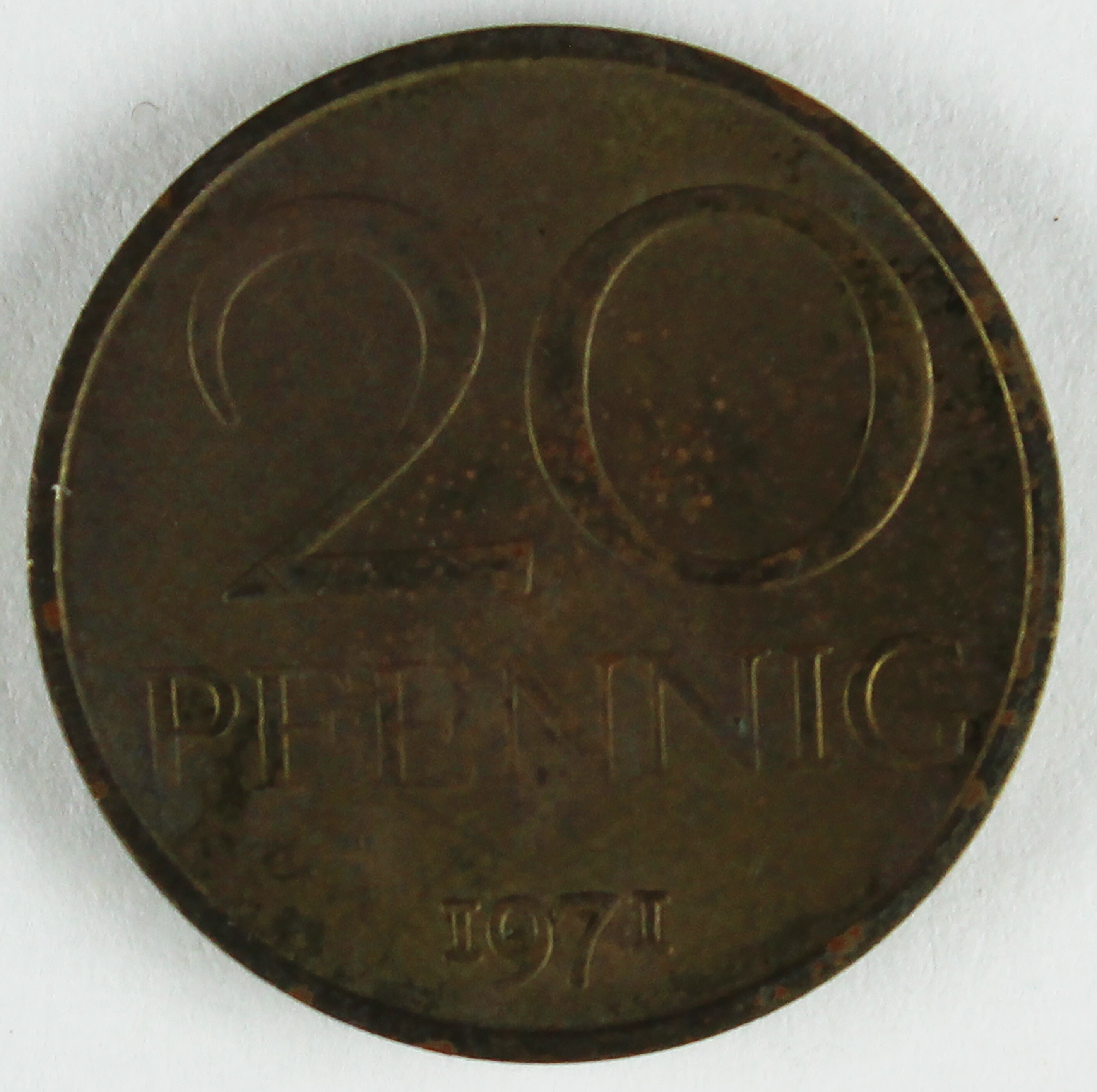Münze 1971 (Museum Wolmirstedt RR-F)