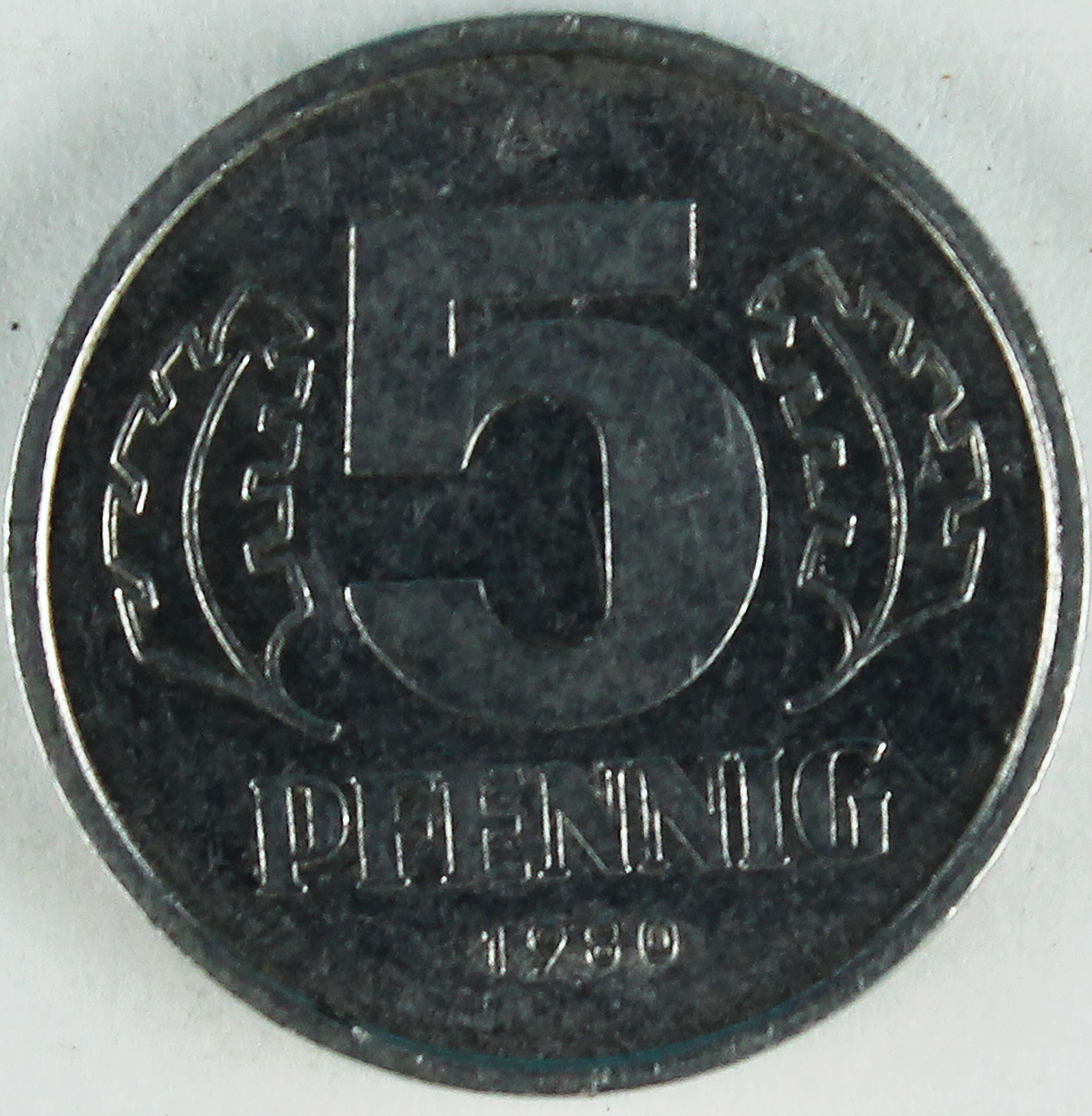 5 Pfennig 1980 (Museum Wolmirstedt RR-F)