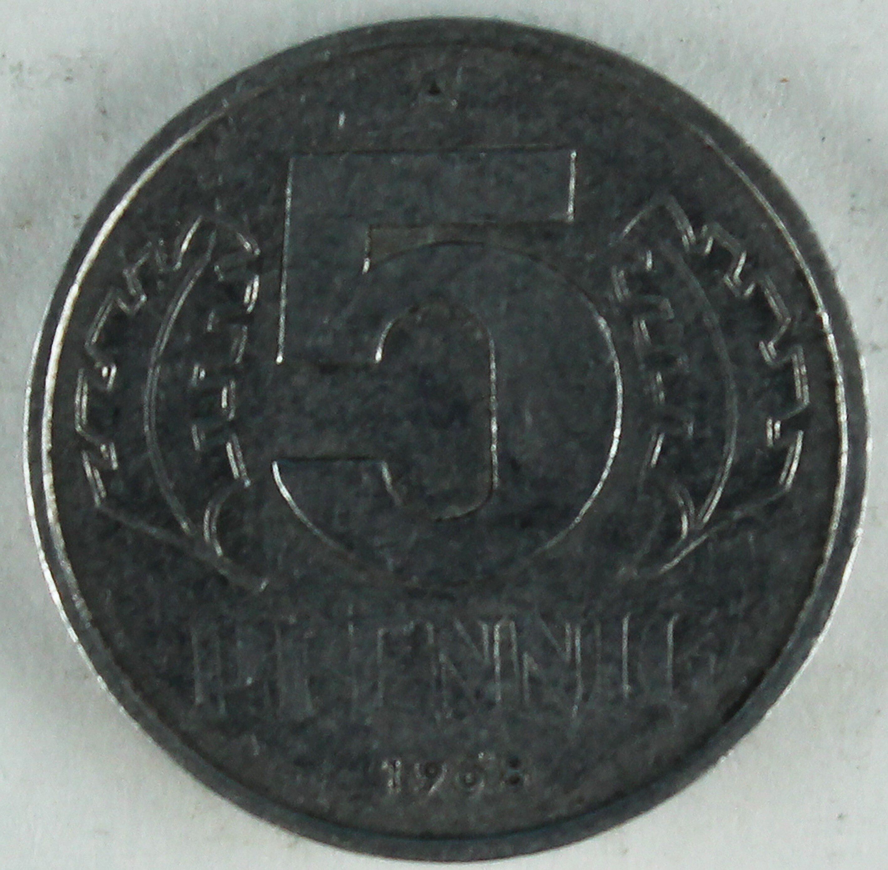 5 Pfennig 1968 (Museum Wolmirstedt RR-F)