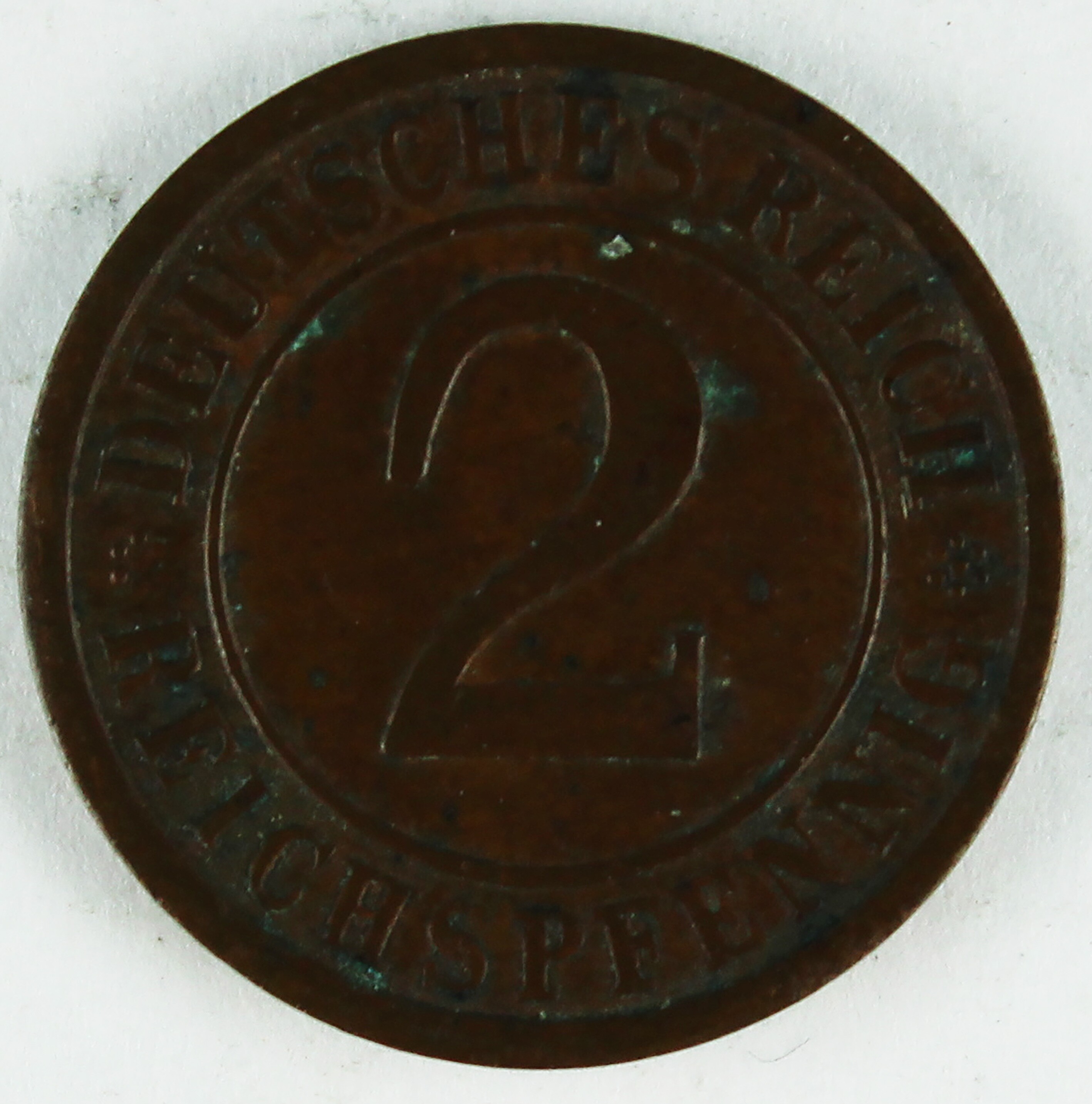 2 Reichspfennig 1924 (Museum Wolmirstedt RR-F)