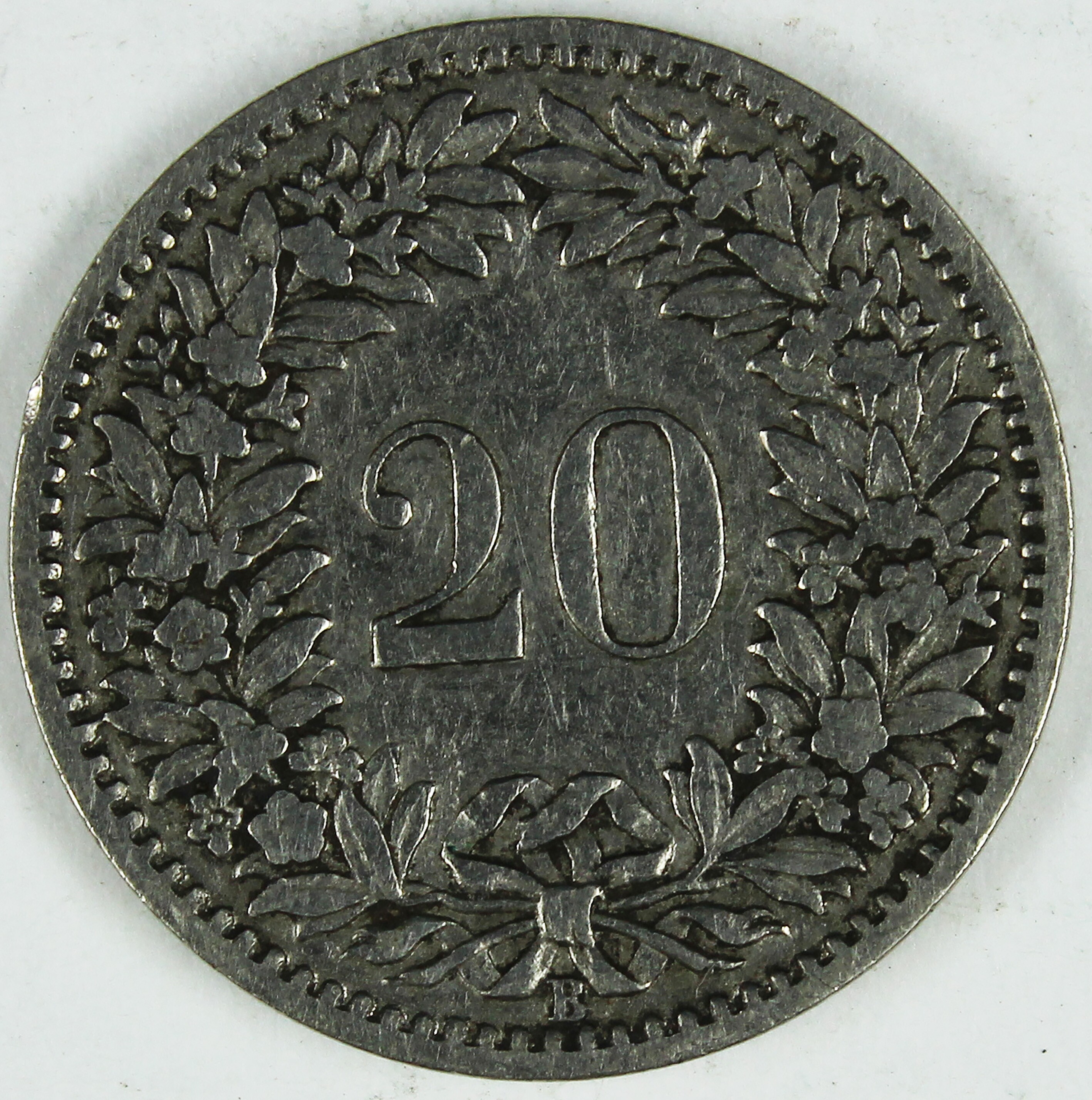 20 Rappen 1883 (Museum Wolmirstedt RR-F)
