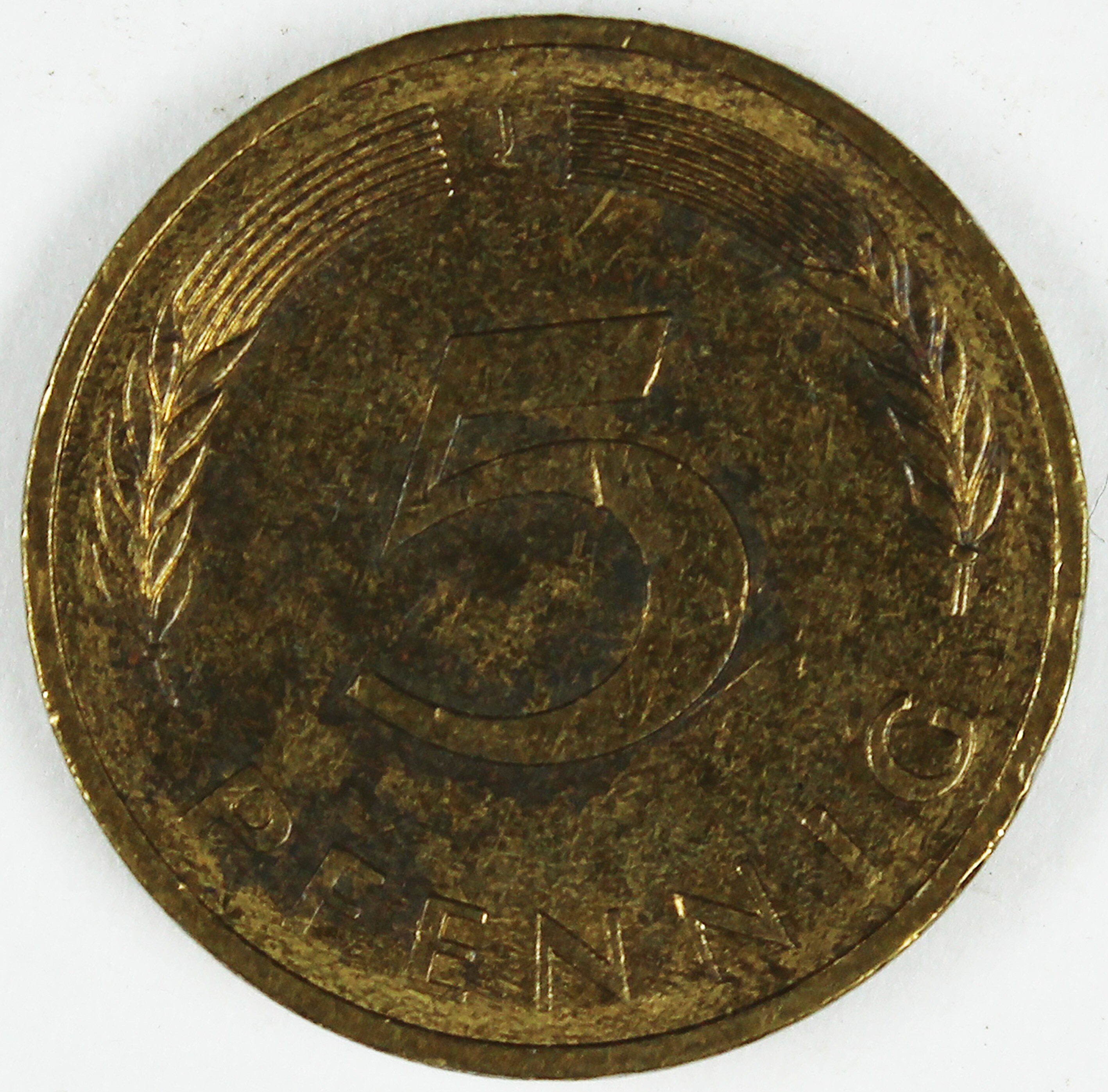 5 Pfennig 1977 (Museum Wolmirstedt RR-F)