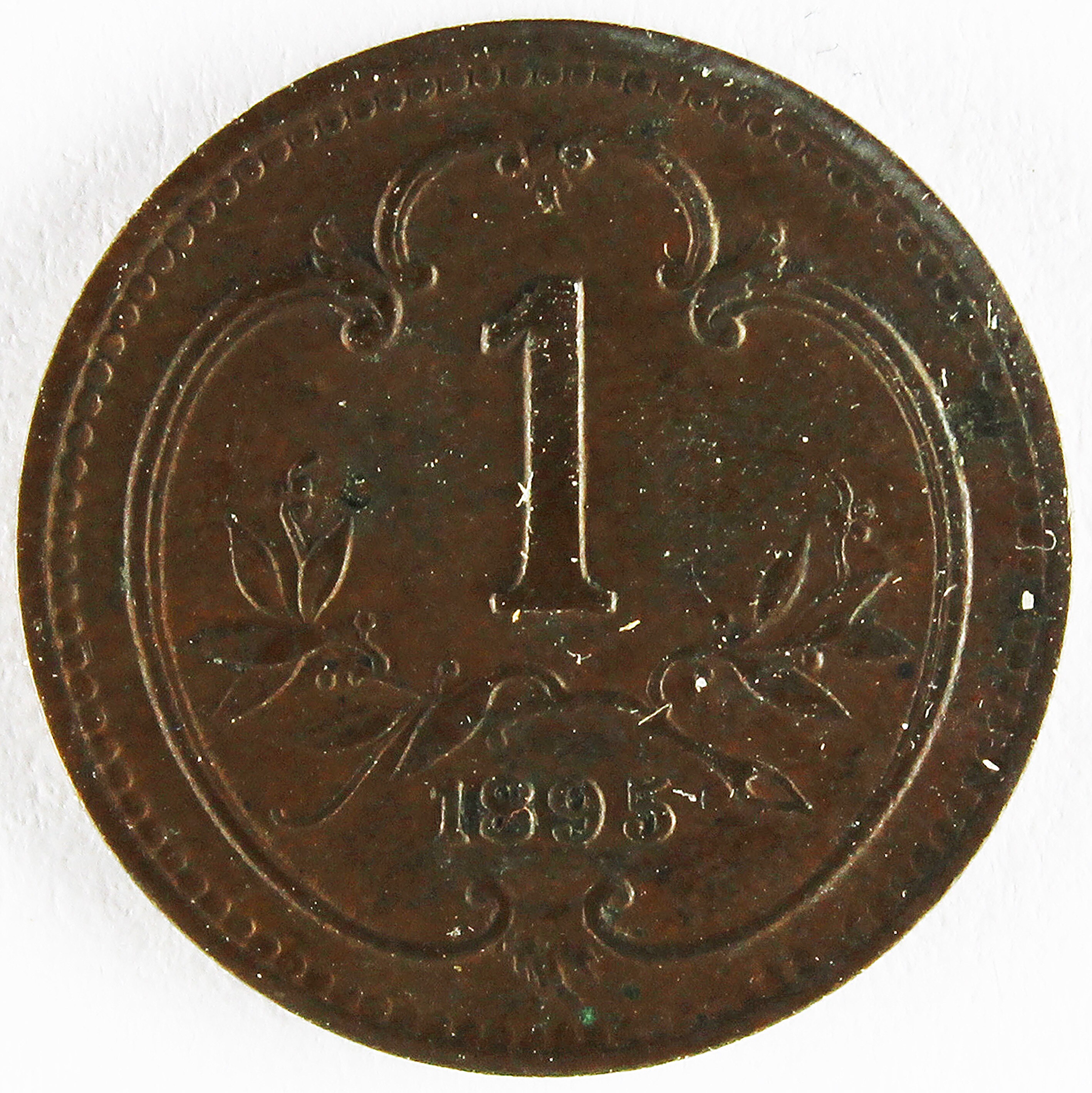 Münze 1895 (Museum Wolmirstedt RR-F)