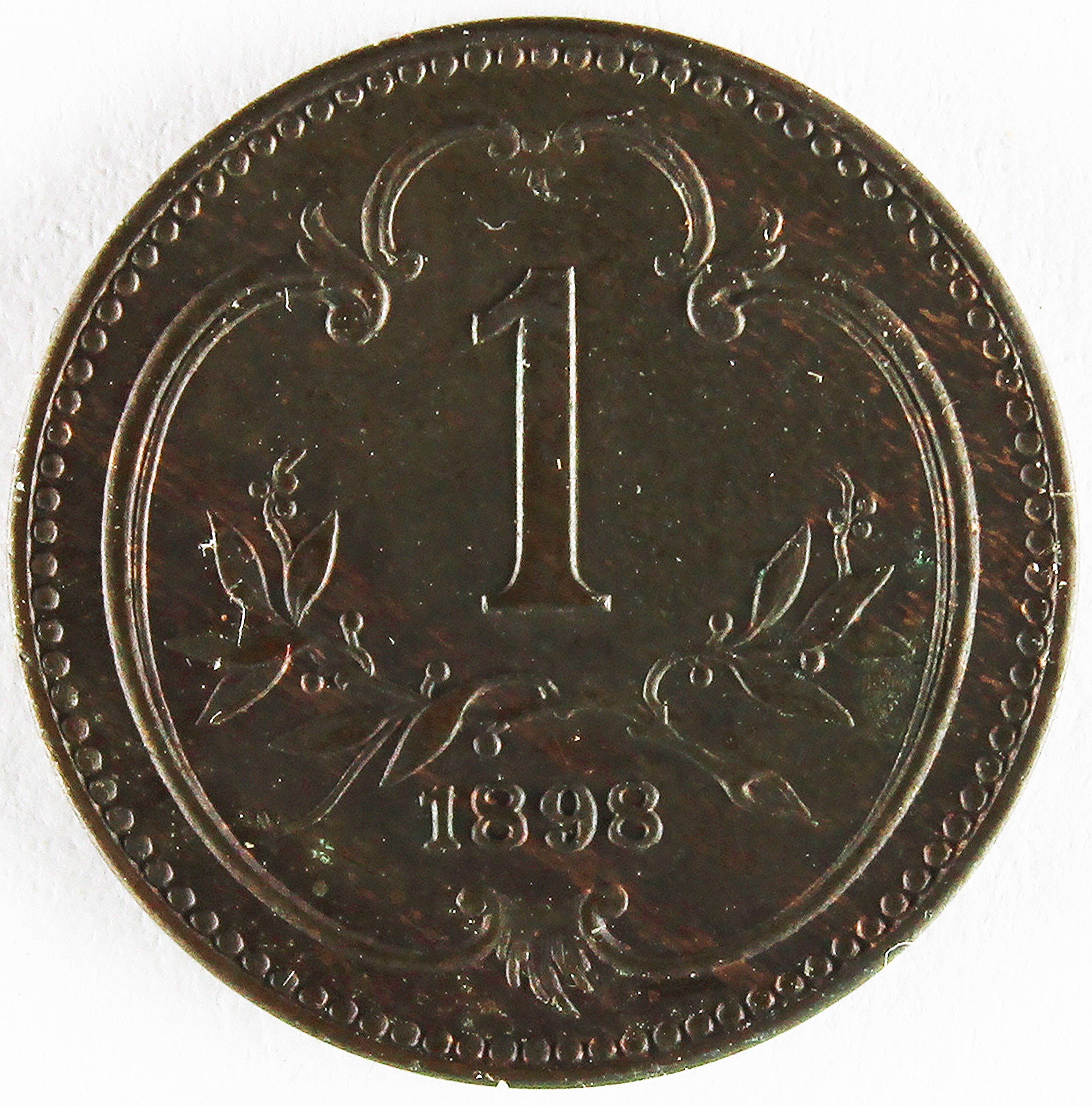 Münze 1898 (Museum Wolmirstedt RR-F)