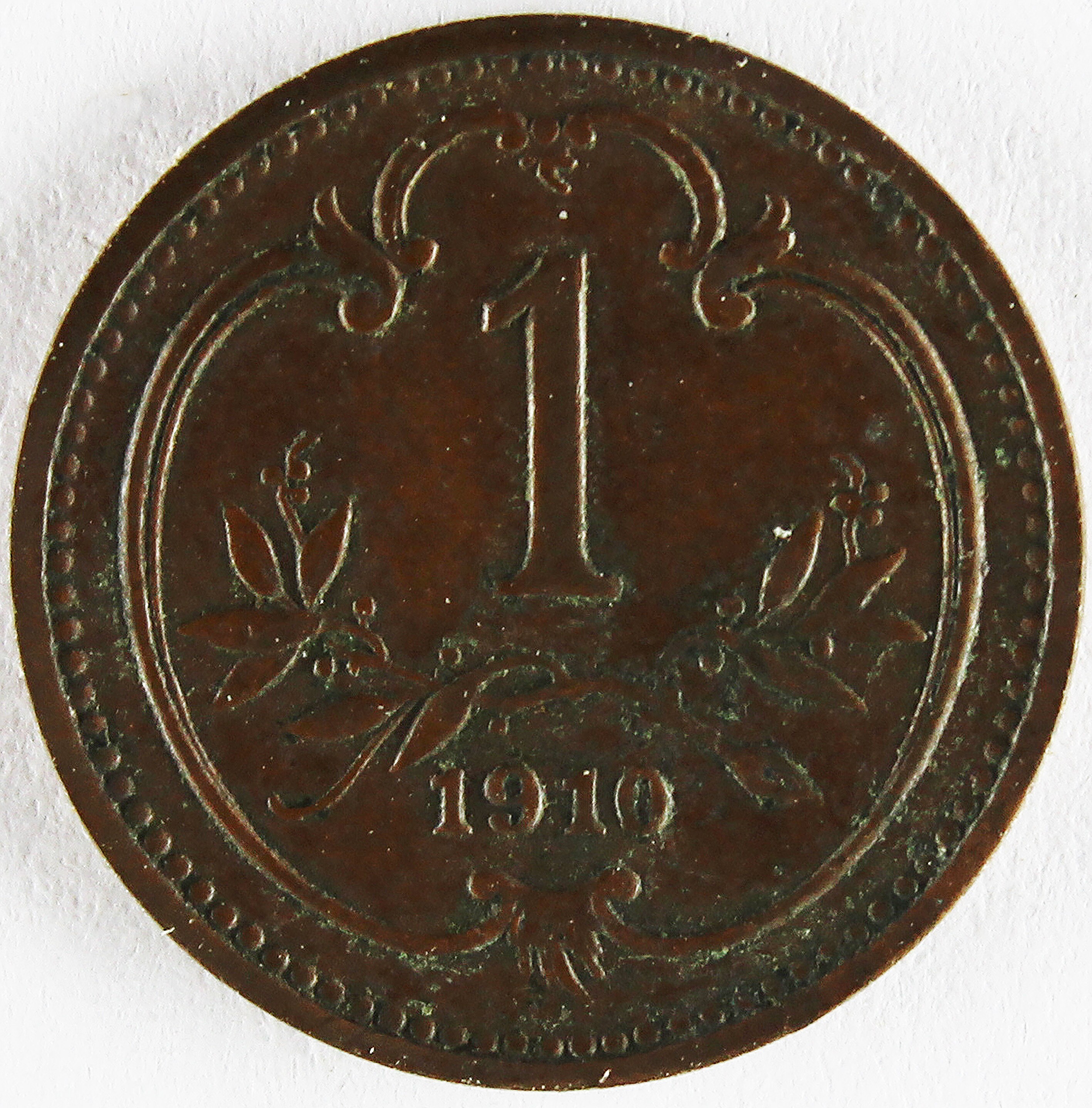 Münze 1910 (Museum Wolmirstedt RR-F)